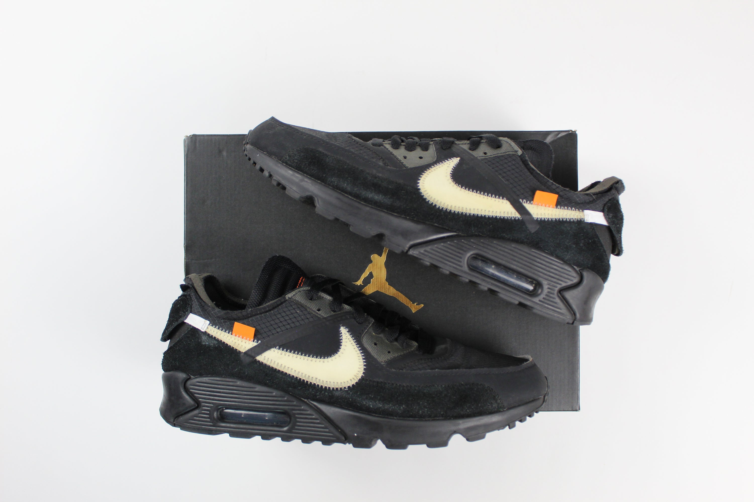 (PRE-OWNED) Nike Air Max 90 Off-White Black