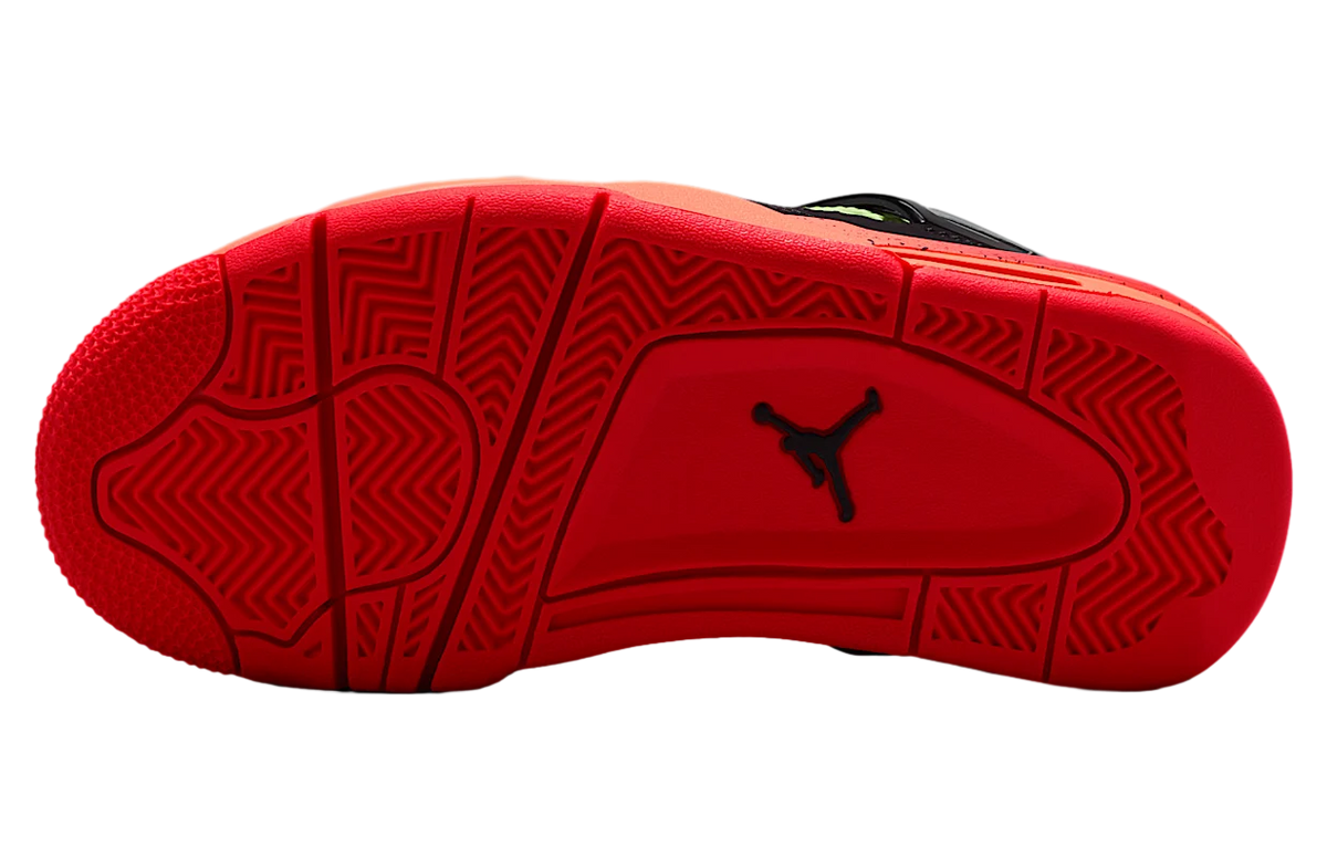 Jordan 4 Retro Black Infrared Barely Volt (GS)