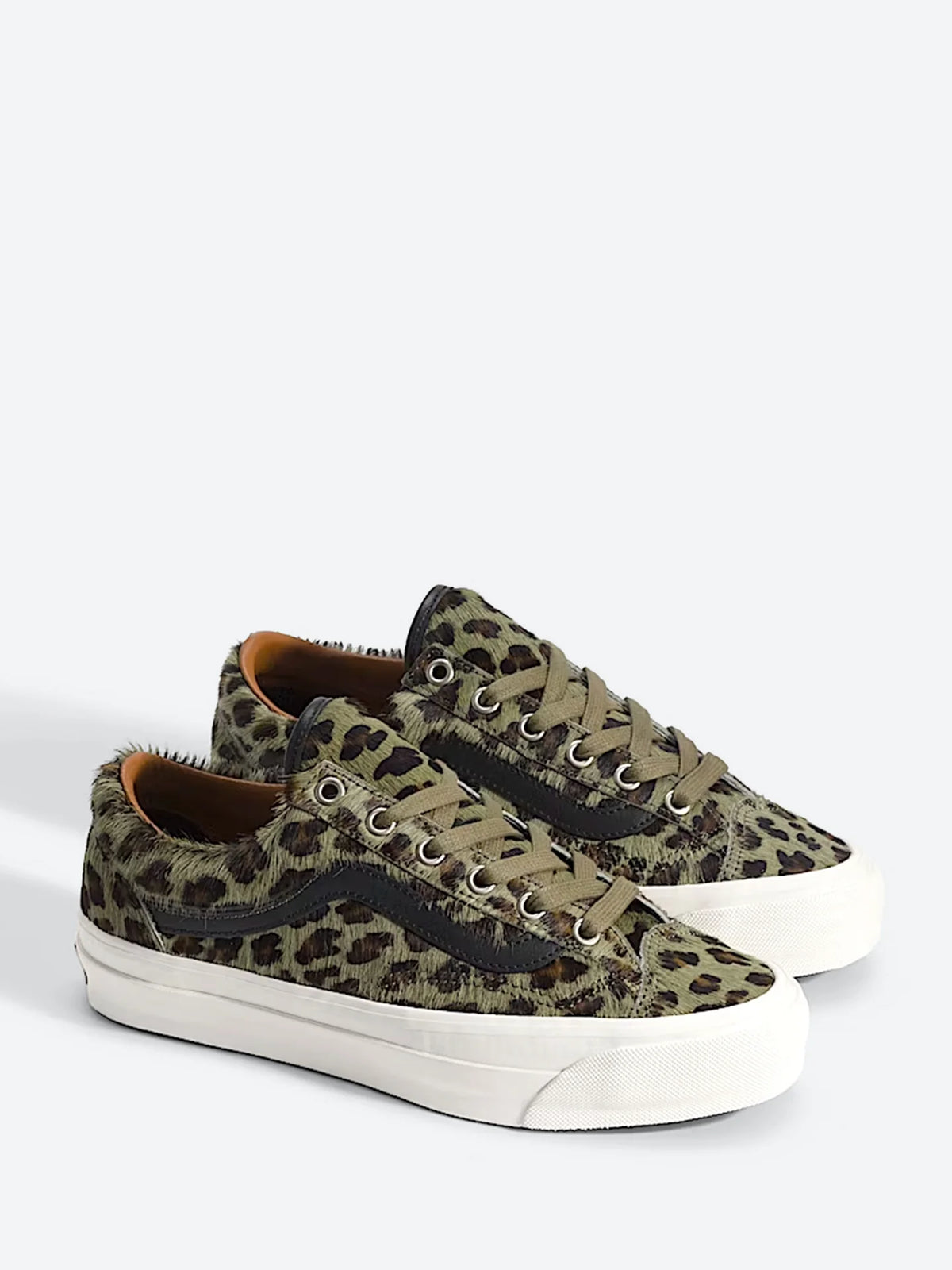 Vans Premium Old Skool 36 Pony Cheetah Olive