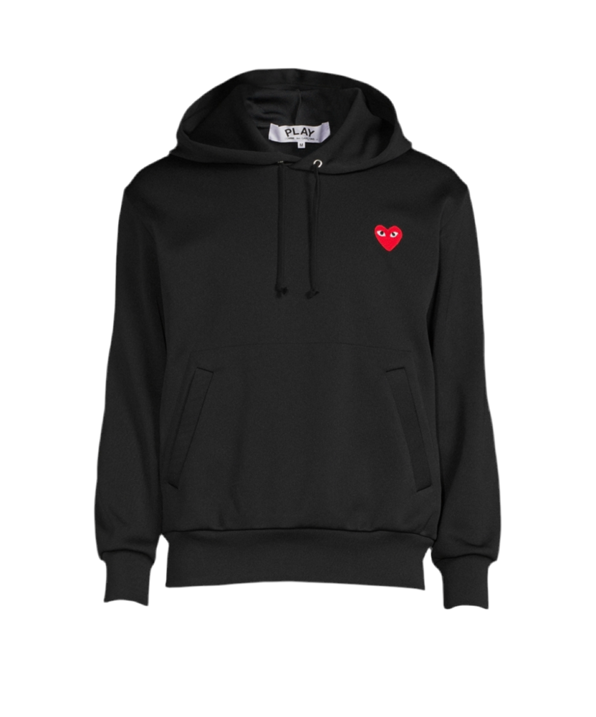 Comme des Garçons PLAY Red Heart Pullover Hoodie / Black