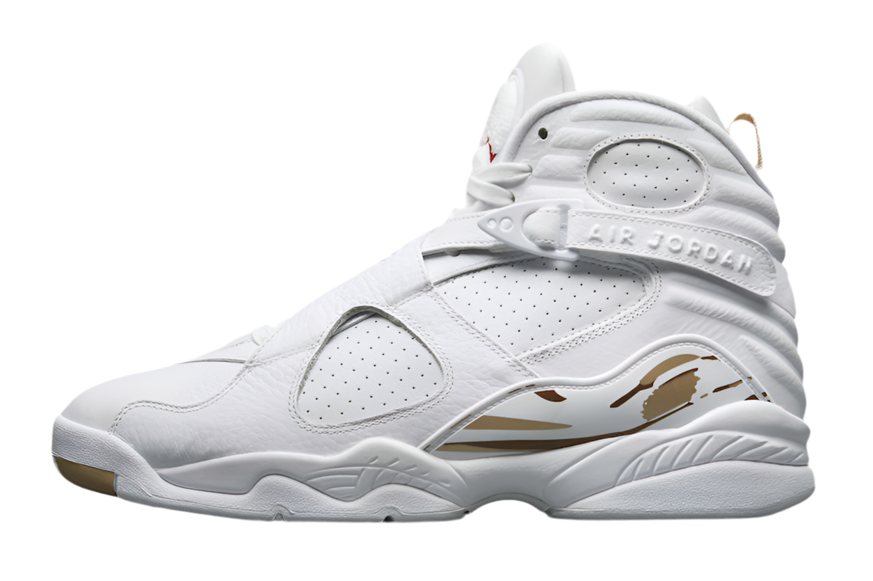 (PRE-OWNED) Jordan 8 Retro OVO White