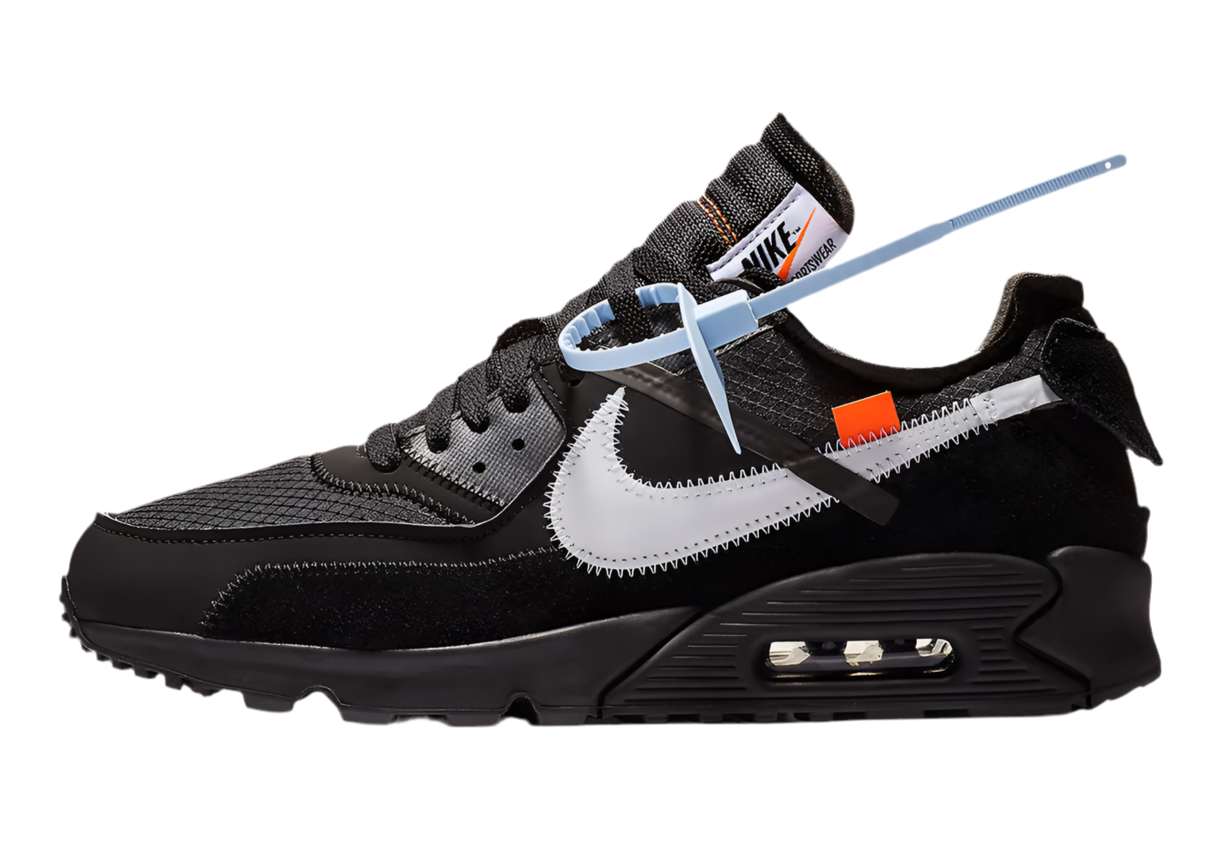 (PRE-OWNED) Nike Air Max 90 Off-White Black