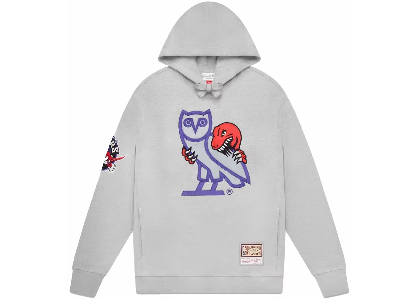 (PRE-OWNED) OVO Mitchell & Ness 1995 Raptors OG Owl Hoodie