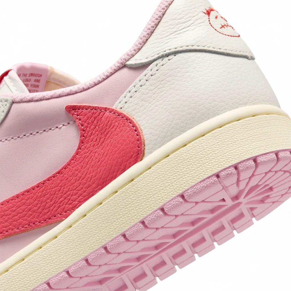 Jordan 1 Retro Low OG SP Travis Scott Sail Tropical Pink