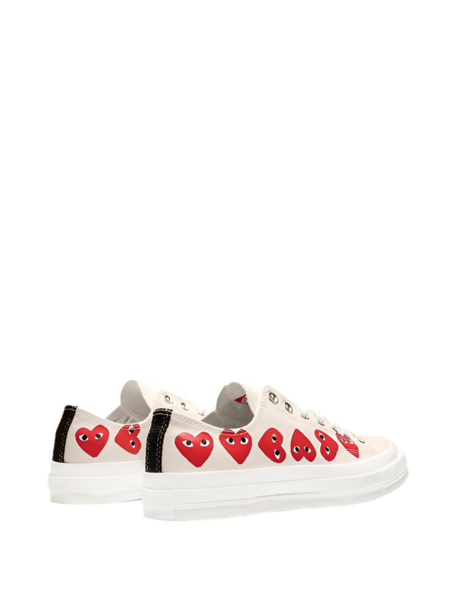 Converse Chuck Taylor All Star 70 Ox Comme des Garcons PLAY Multi-Heart White