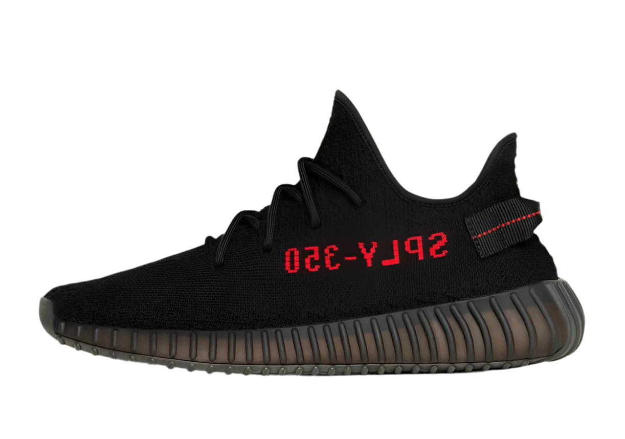 (PRE-OWNED) Adidas Yeezy Boost 350 V2 Black Red (2017/2020)