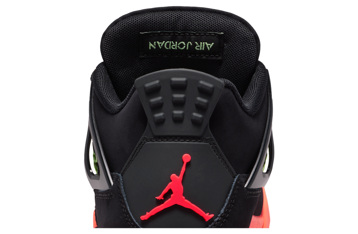 Jordan 4 Retro Black Infrared Barely Volt (GS)