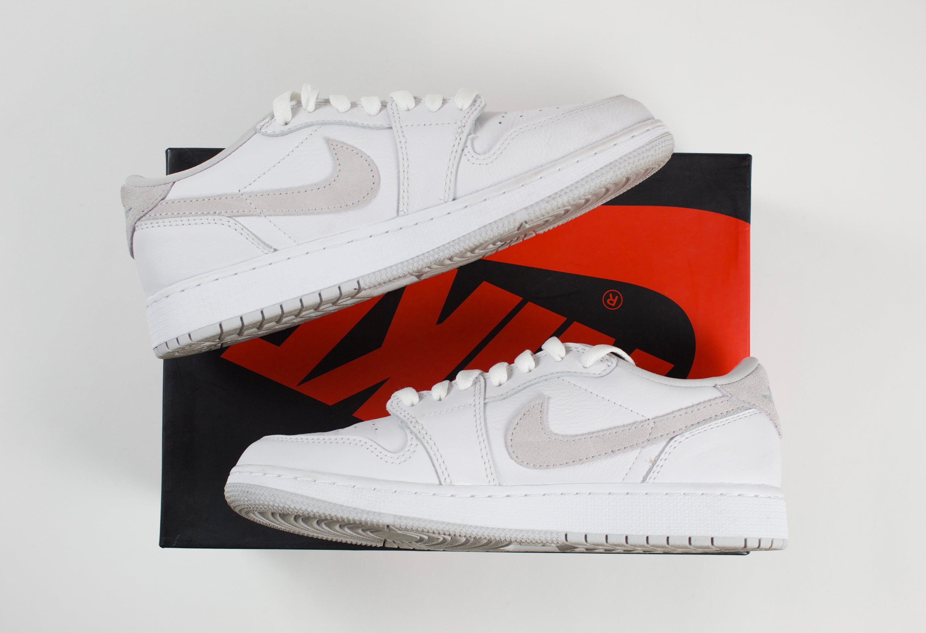 (PRE-OWNED) Jordan 1 Low OG Neutral Grey (2021) (GS)