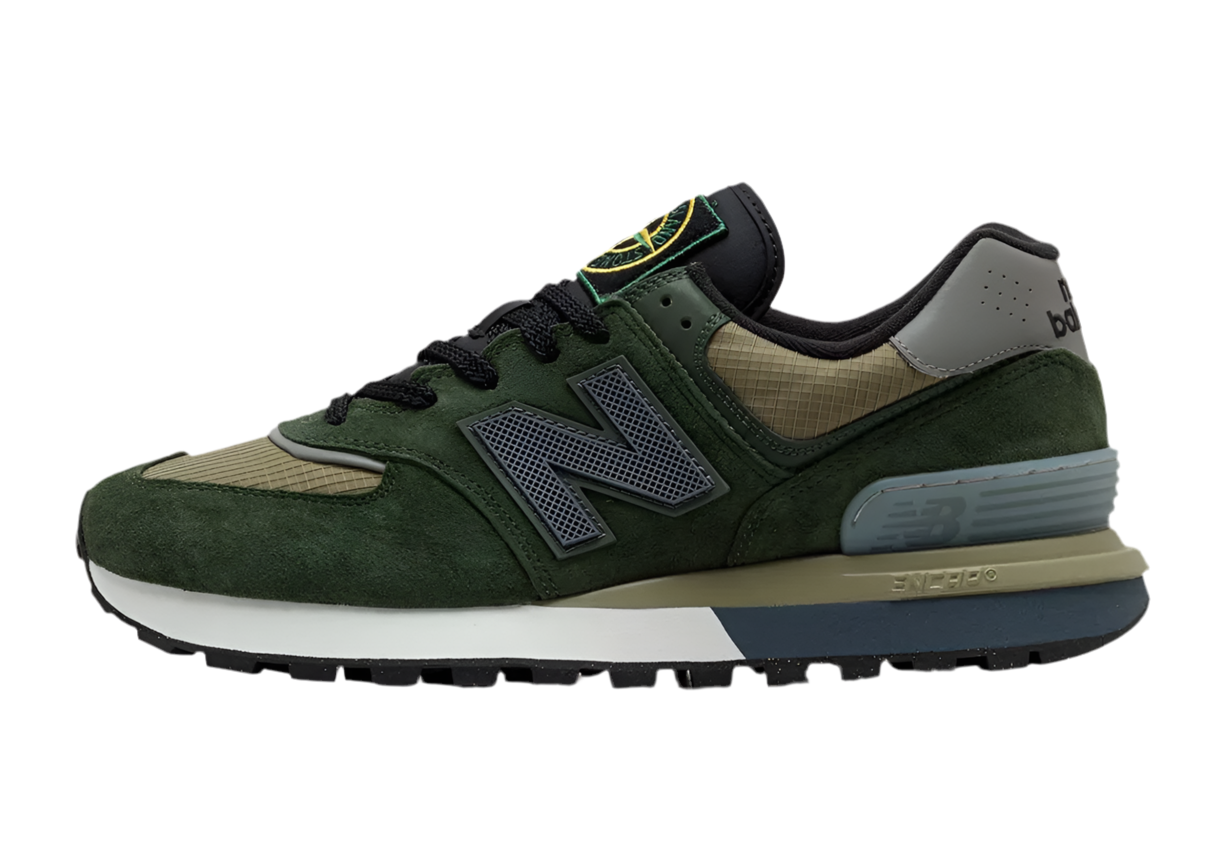 New Balance 574 Legacy Stone Island Dark Green