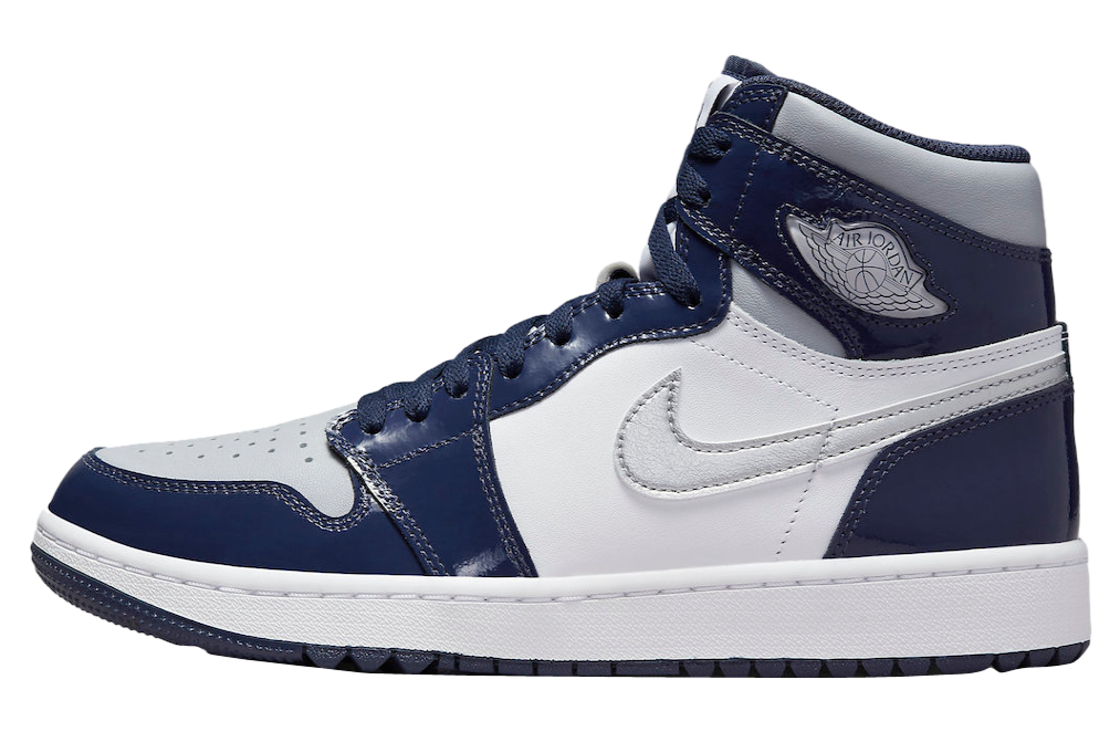 Jordan 1 Retro High Golf Patent Midnight Navy