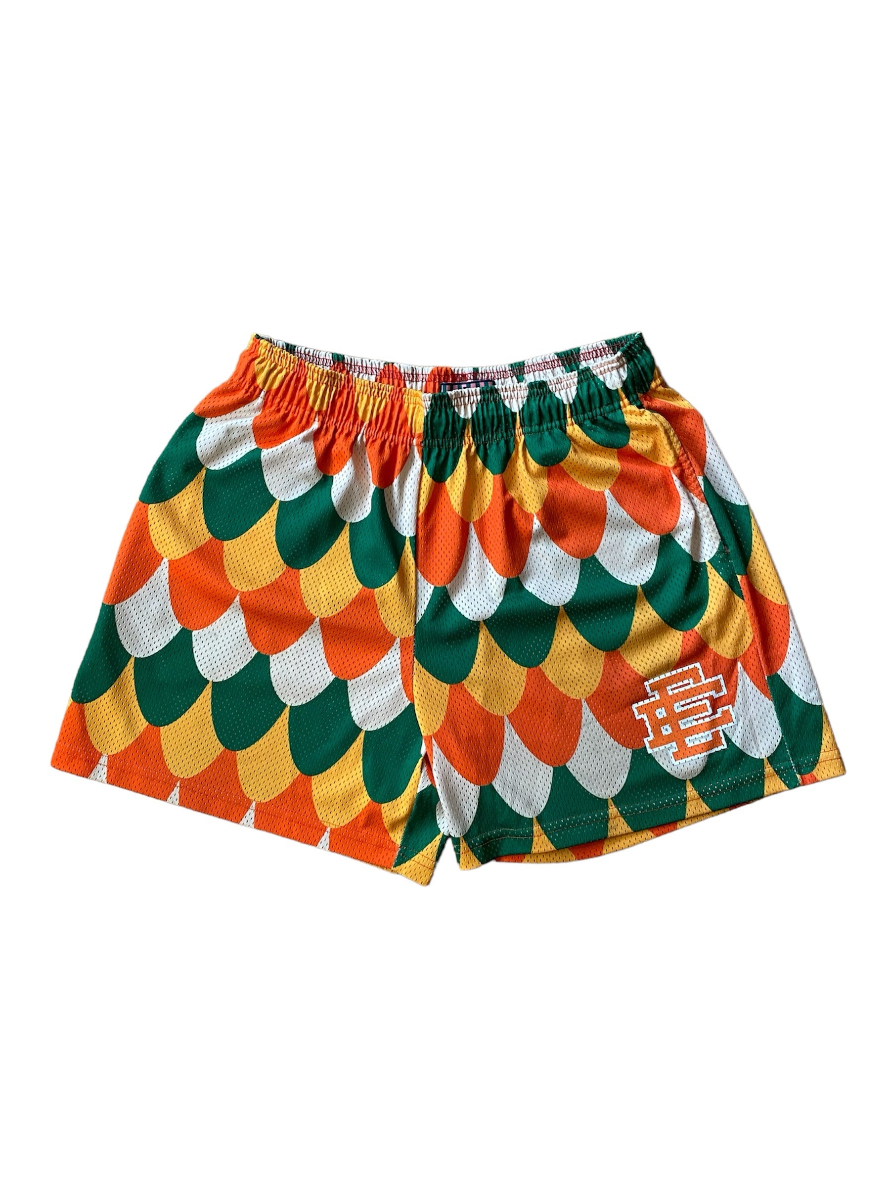 (PRE-OWNED) Eric Emanuel EE Basic Short Orange Green