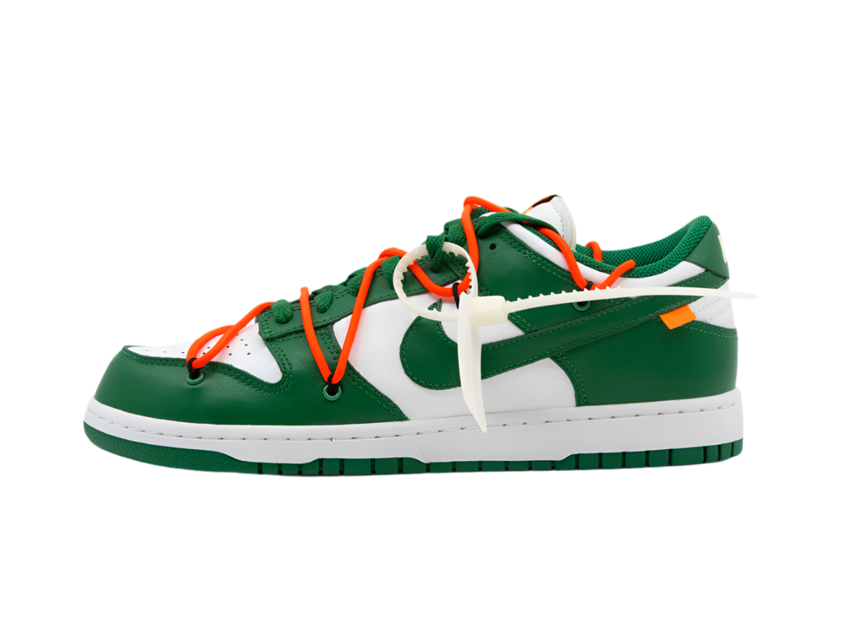 (PRE-OWNED) Nike Dunk Low Off-White Pine Green