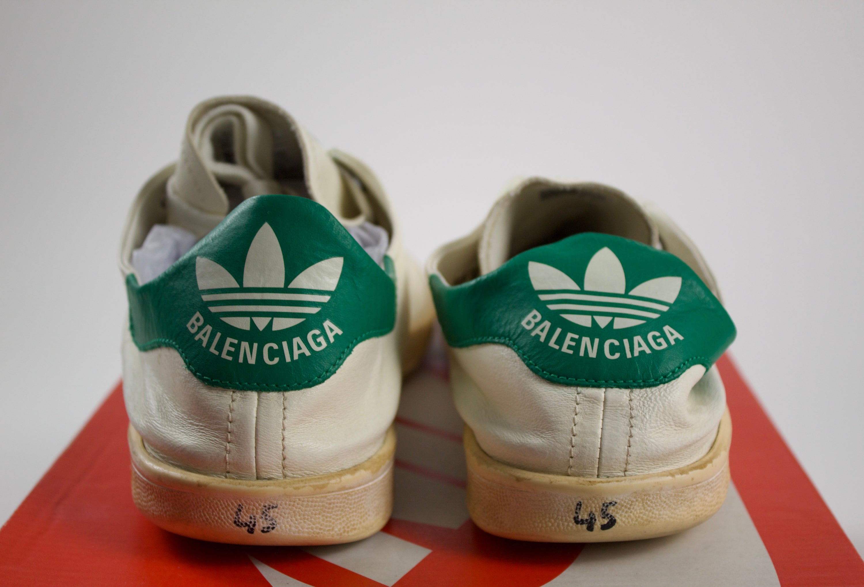 Balenciaga x adidas Stan Smith Worn-Out Green
