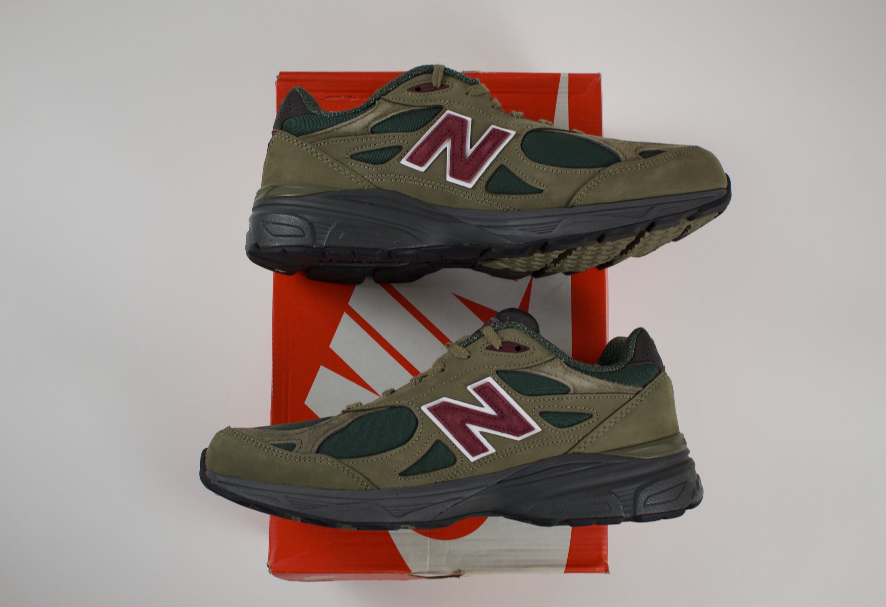 New Balance 990v3 MiUSA Teddy Santis Green Purple