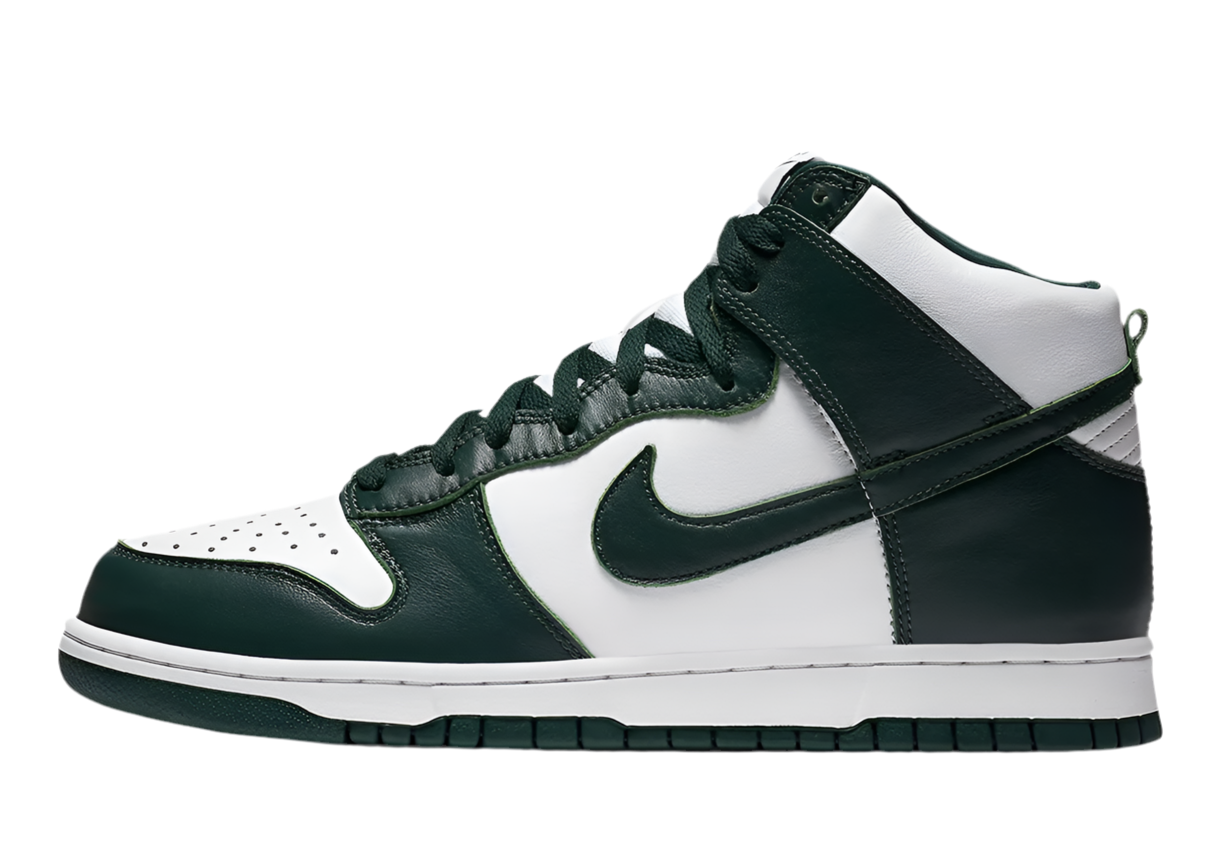 (PRE-OWNED) Nike Dunk High SP Spartan Green