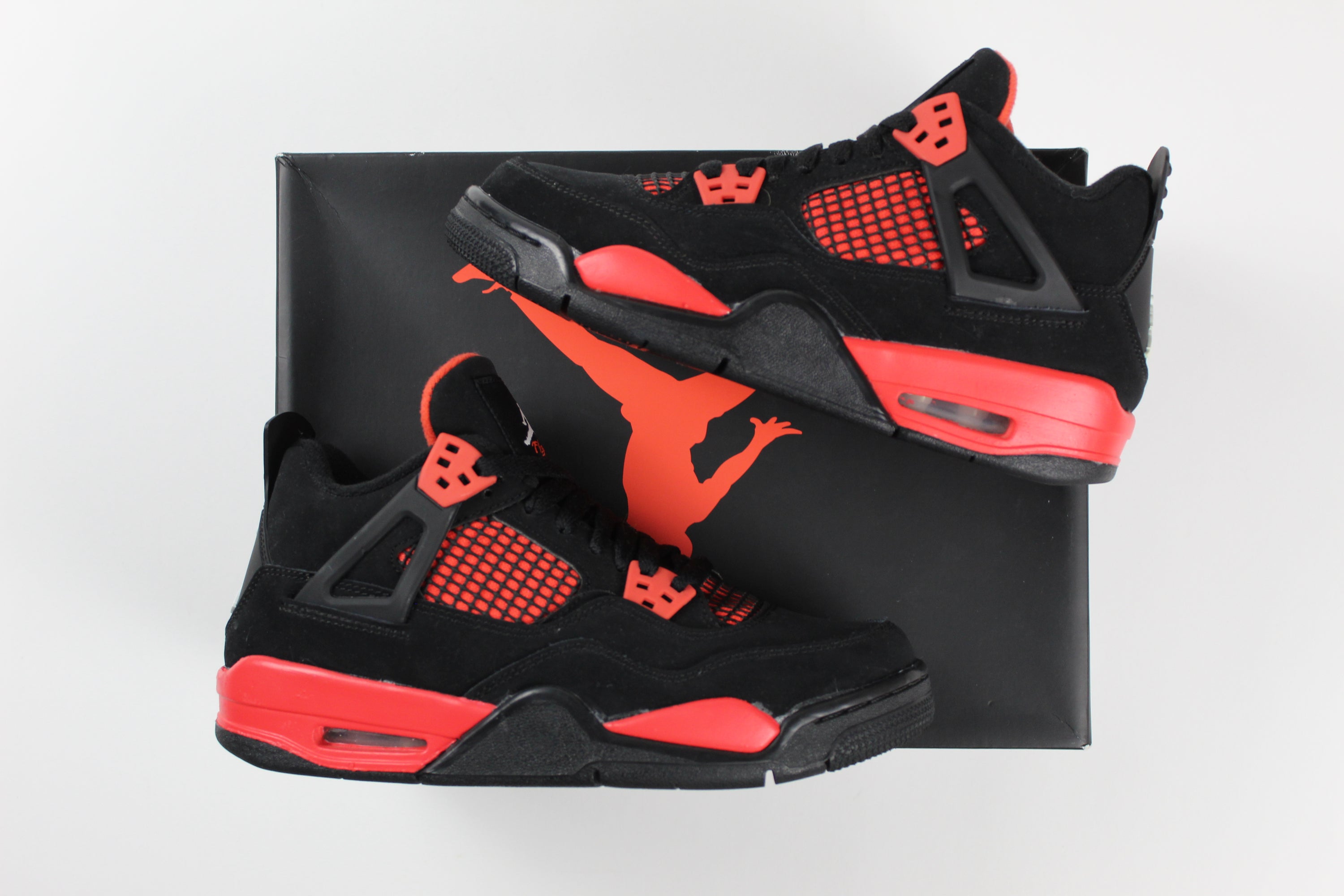 (PRE-OWNED) Jordan 4 Retro Red Thunder (GS)