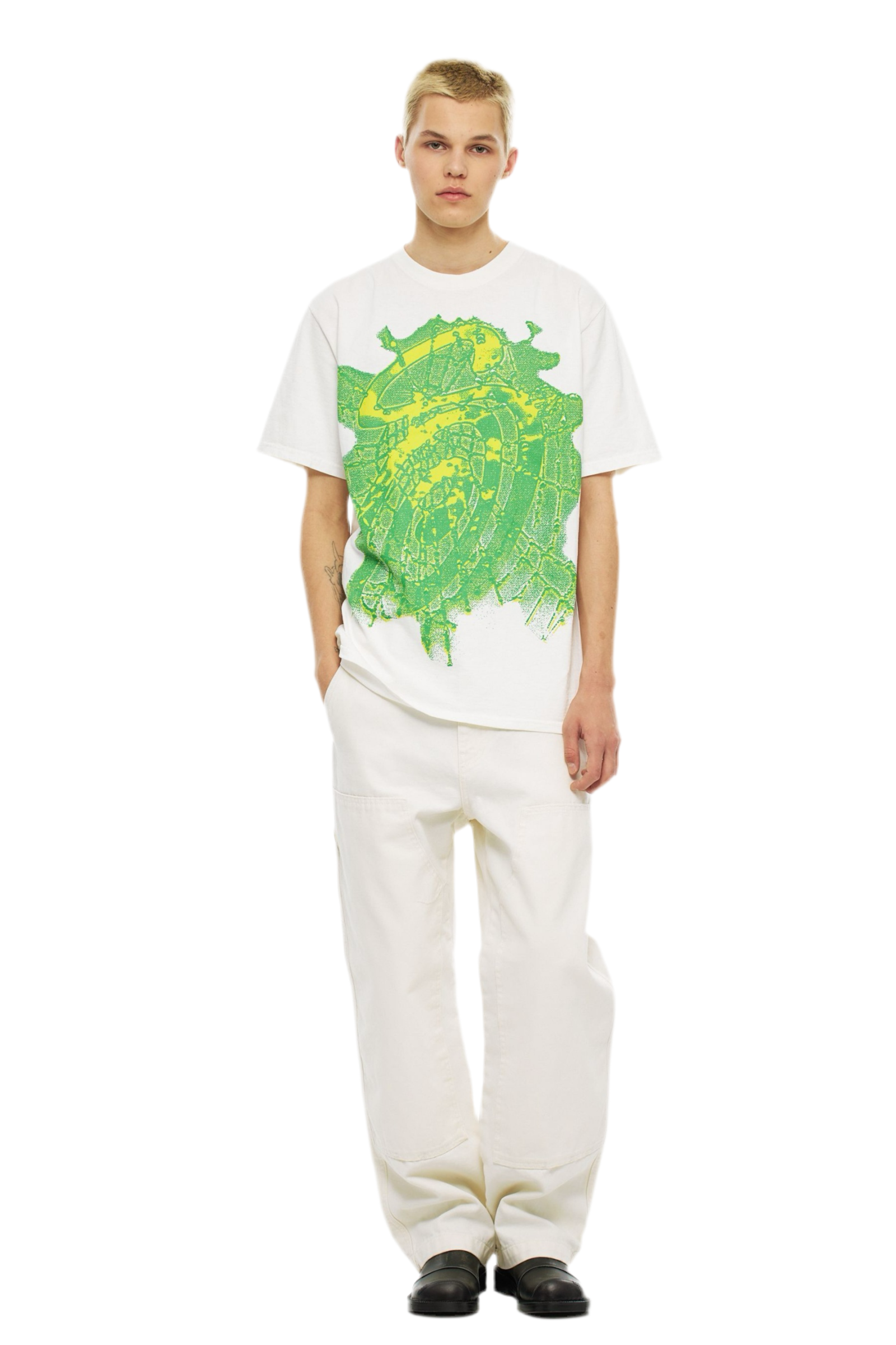 Stussy Web Pigment Dyed Tee Natural