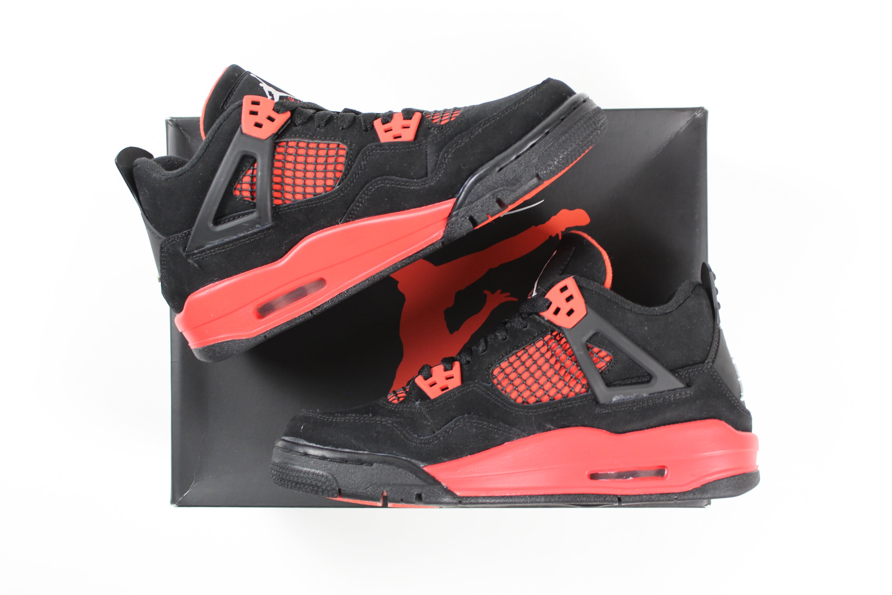 (PRE-OWNED) Jordan 4 Retro Red Thunder (GS)