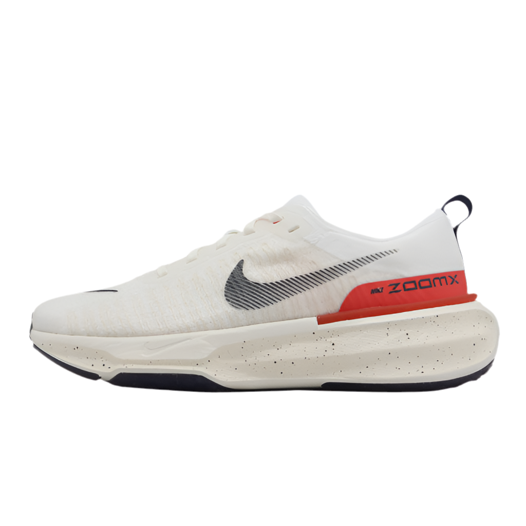 Nike ZoomX Invincible Run 3 in White and Bright Crimson