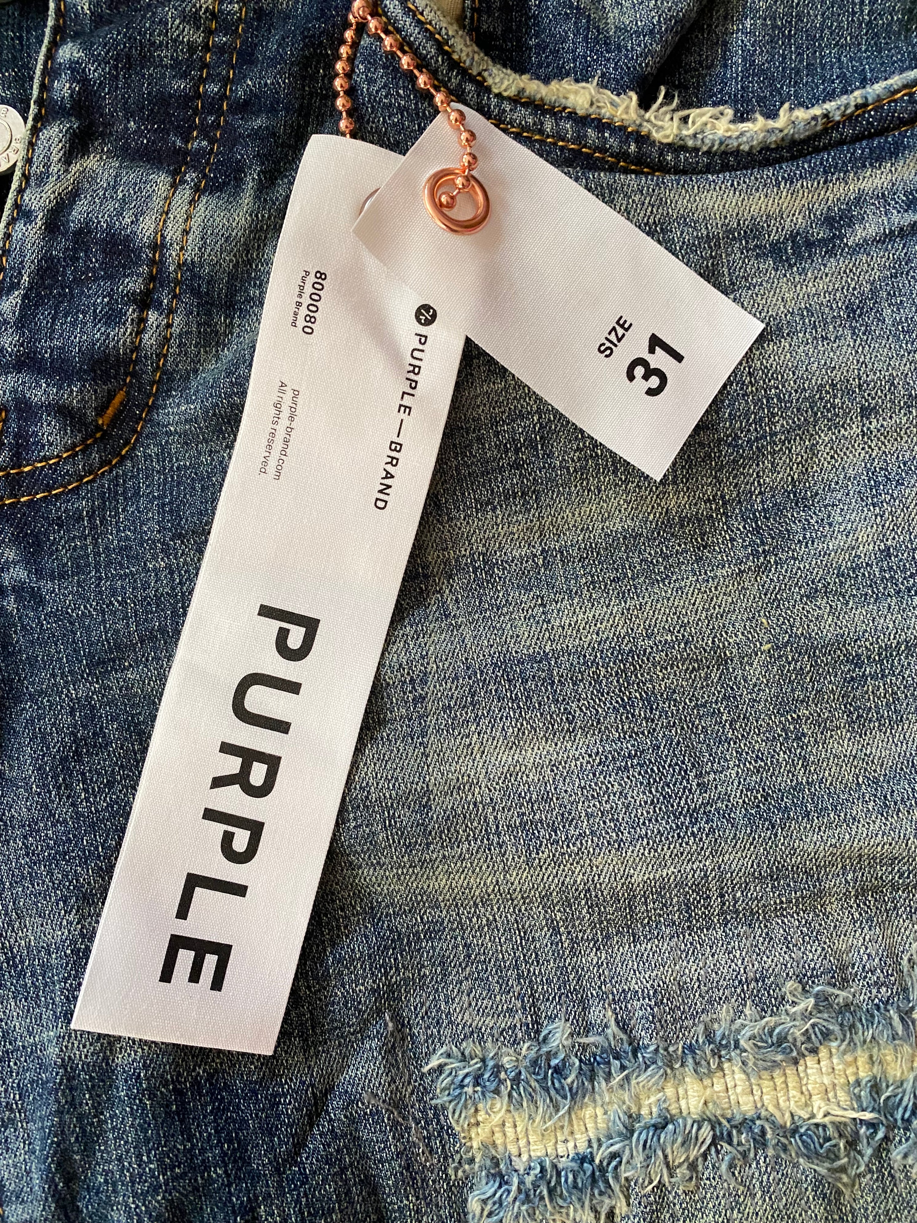 Purple Brand Jeans Men’s Drop Fit Blue