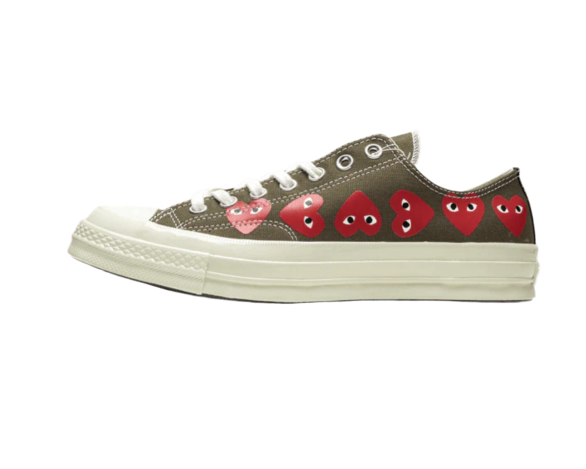 Converse Chuck Taylor All Star 70 Ox Comme des Garcons Multi Heart Green