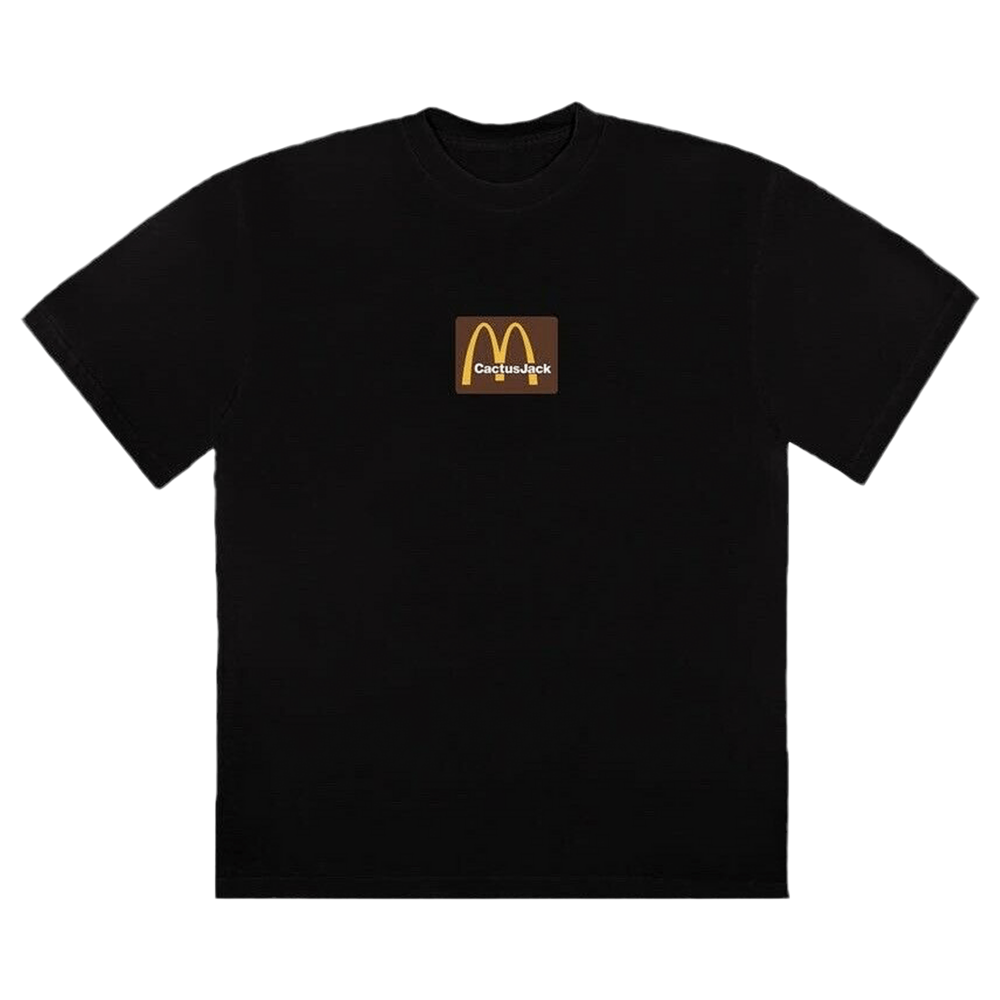 (PRE-OWNED) Travis Scott X McDonald’s Seasme Inv T-Shirt Black/Brown