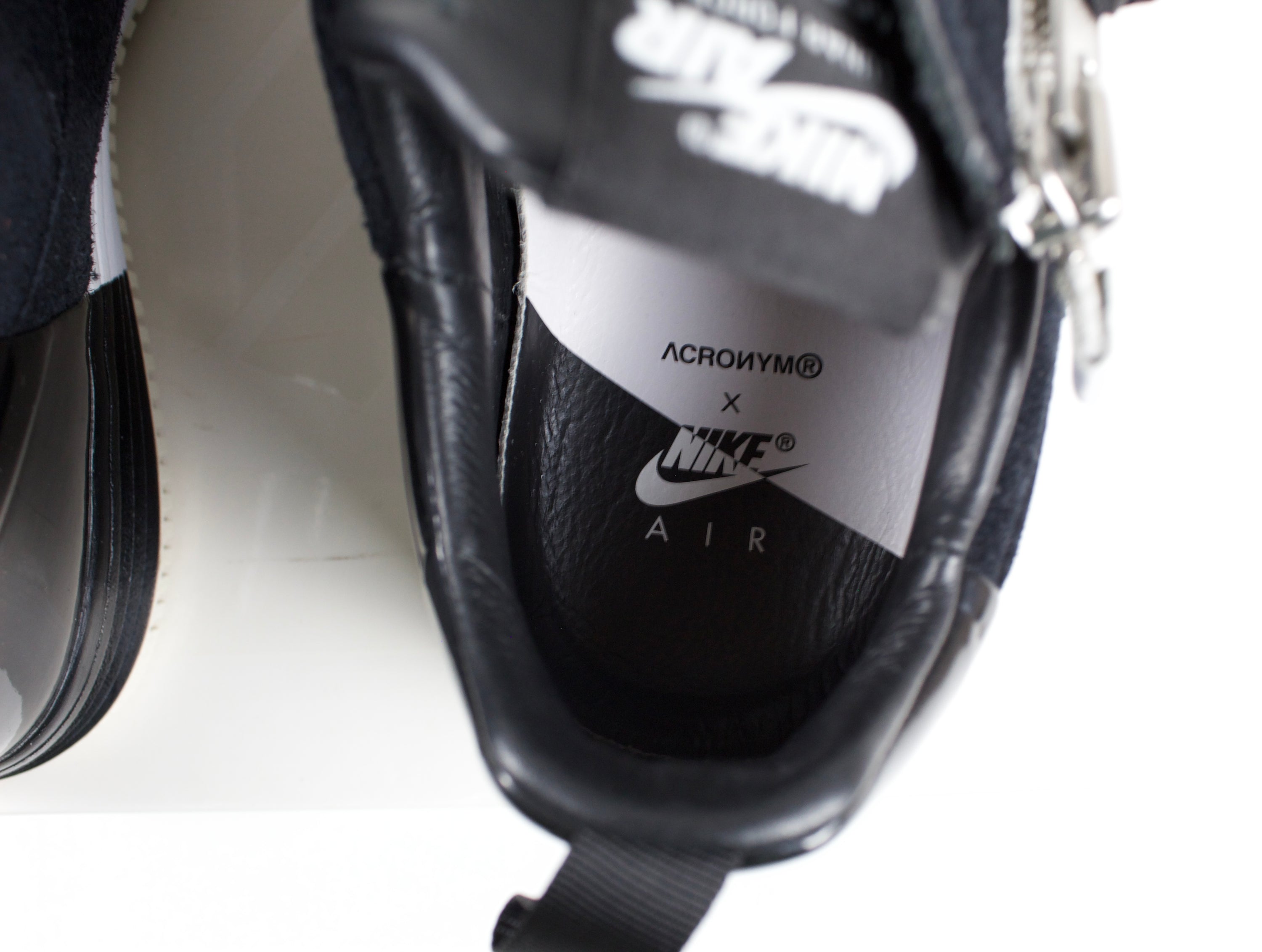 (PRE-OWNED) Nike Lunar Force 1 Low Acronym Black White