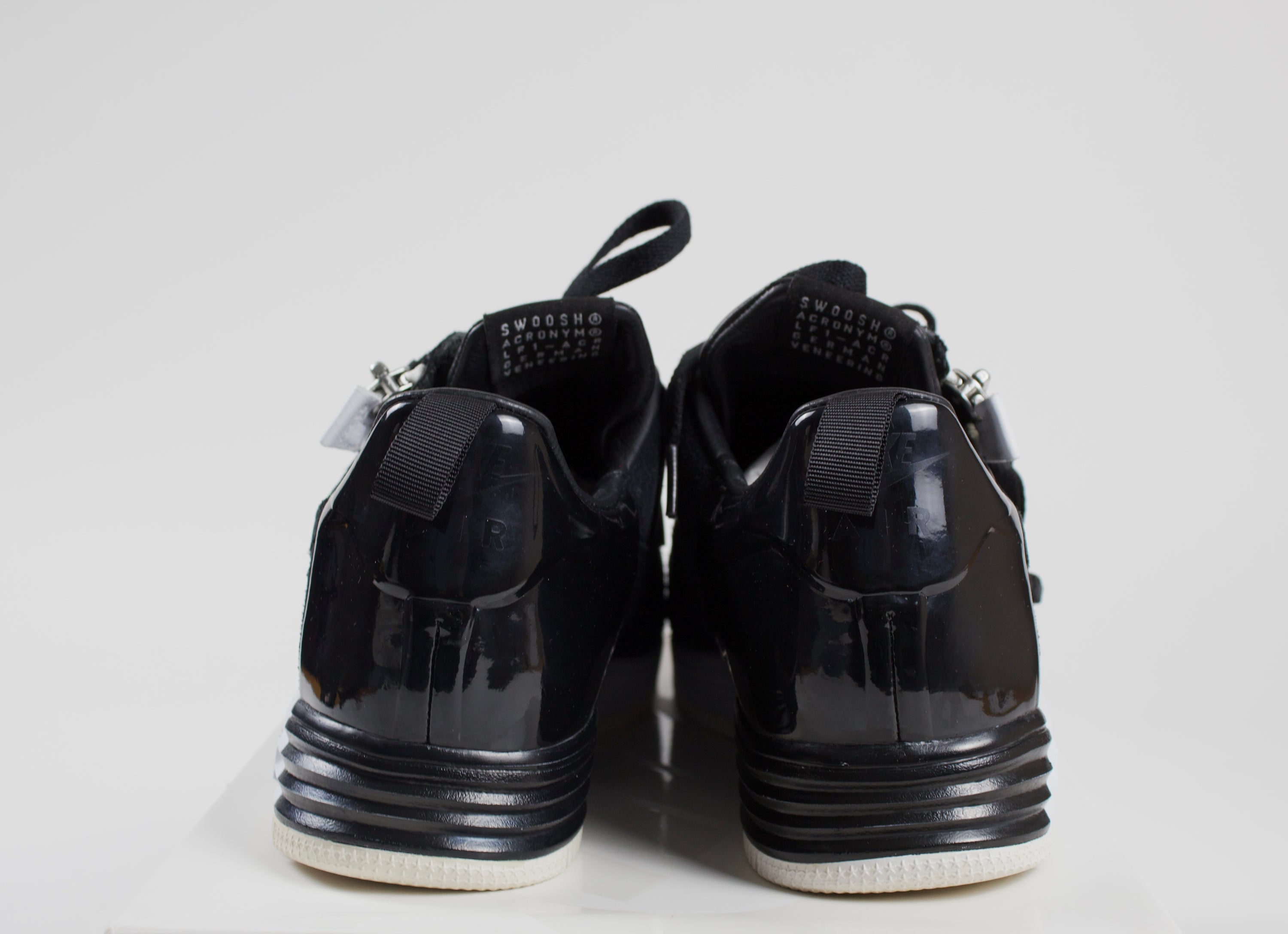 (PRE-OWNED) Nike Lunar Force 1 Low Acronym Black White