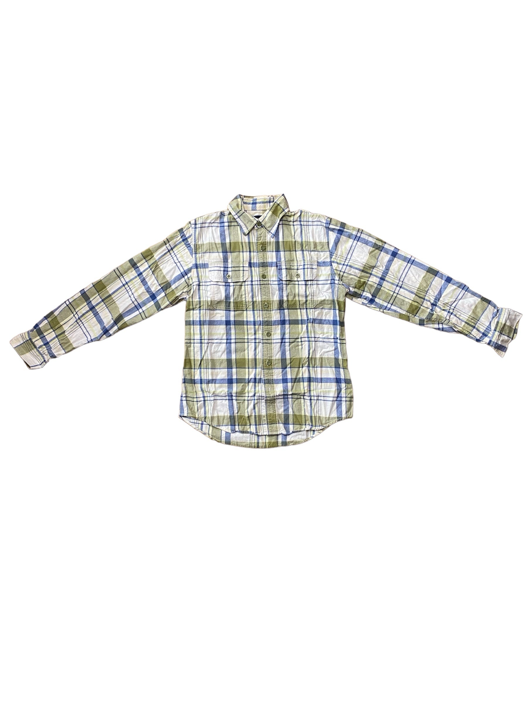 (PRE-OWNED) Campus Crew Flannel Plaid Shirt