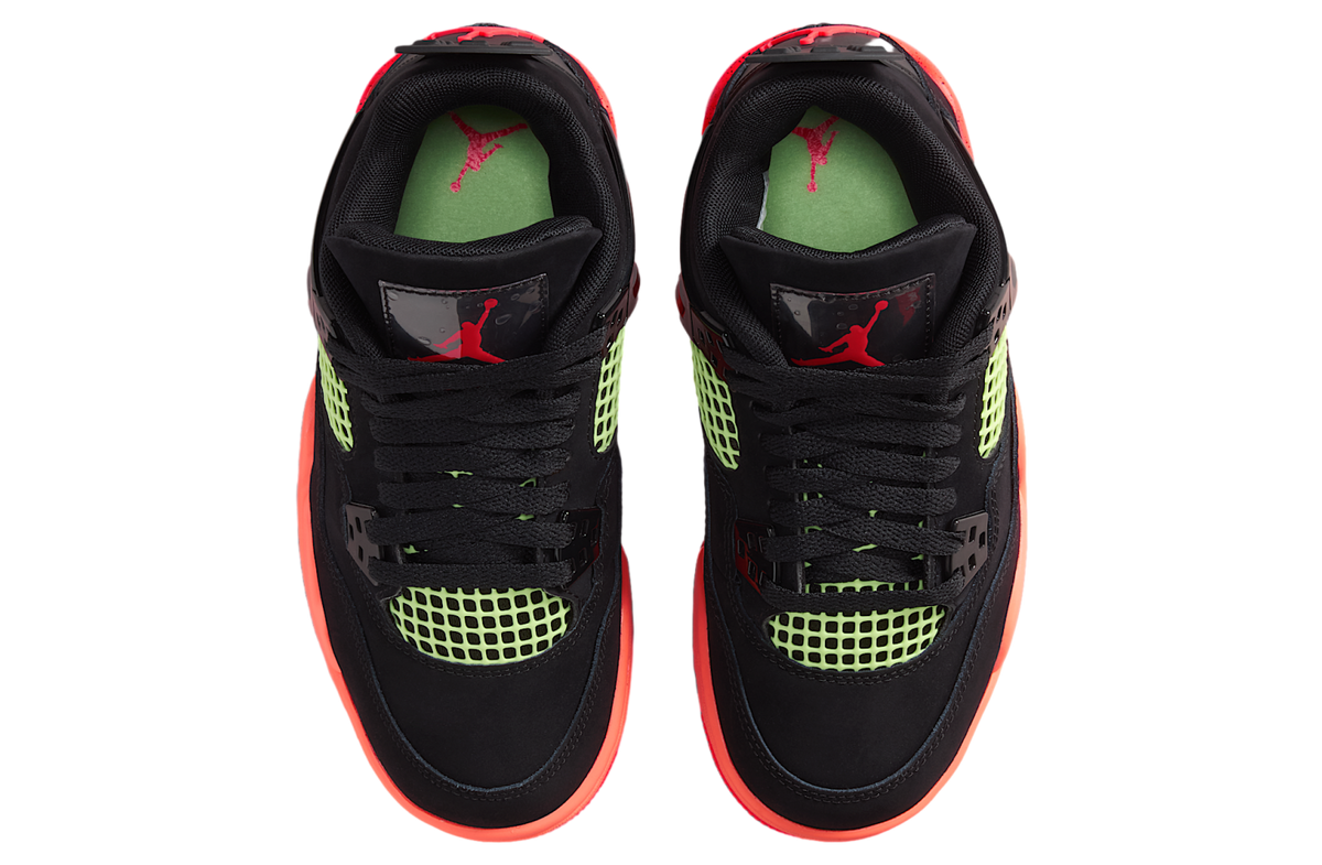 Jordan 4 Retro Black Infrared Barely Volt (GS)