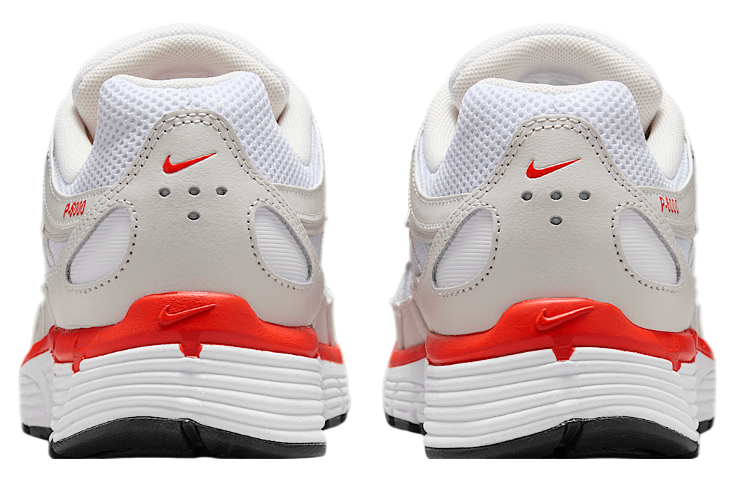 Nike P-6000 White Platinum Tint Black Picante Red (WMNS)