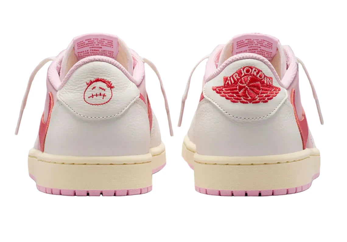 Jordan 1 Retro Low OG SP Travis Scott Sail Tropical Pink