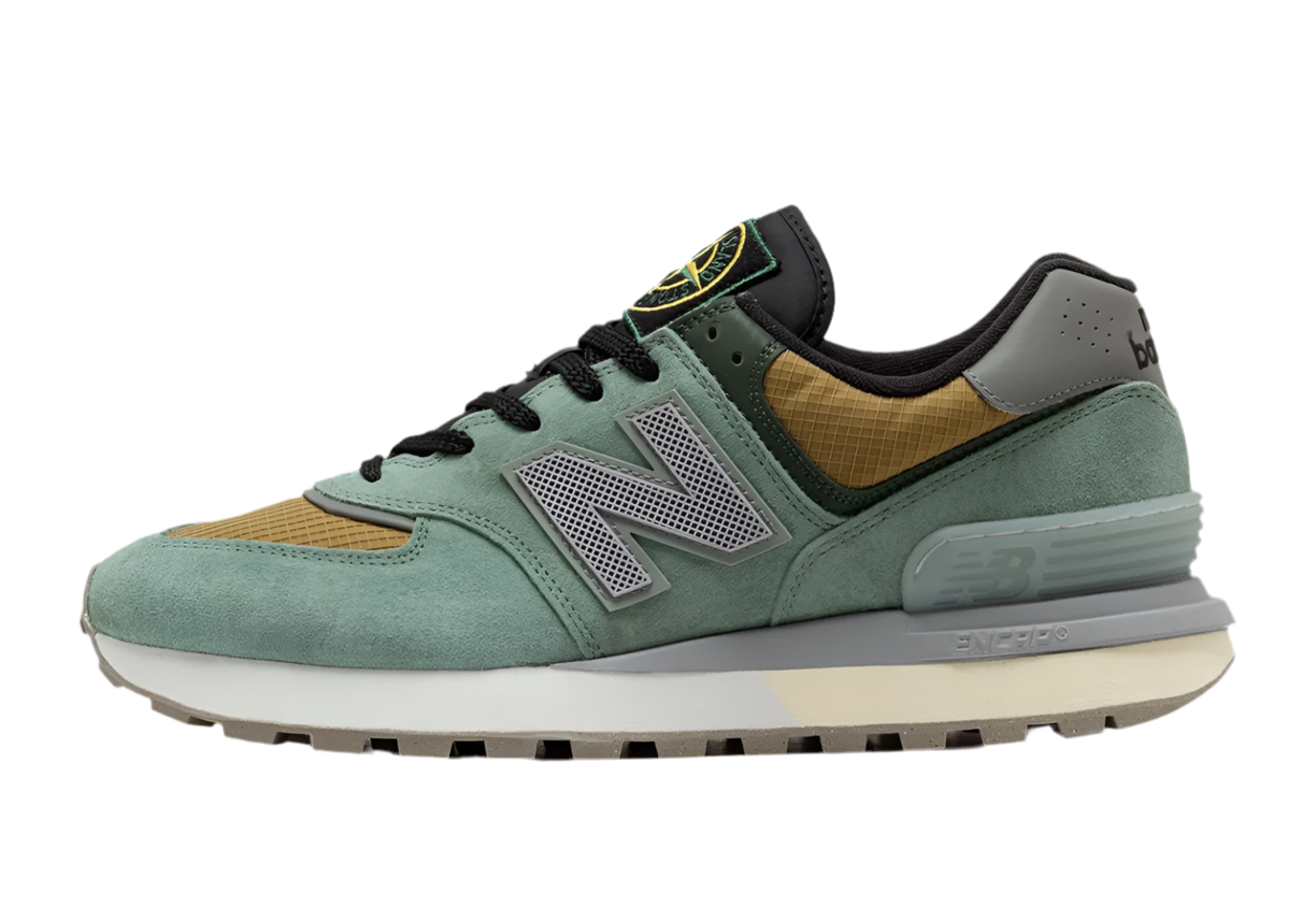 New Balance 574 Legacy Stone Island Light Green