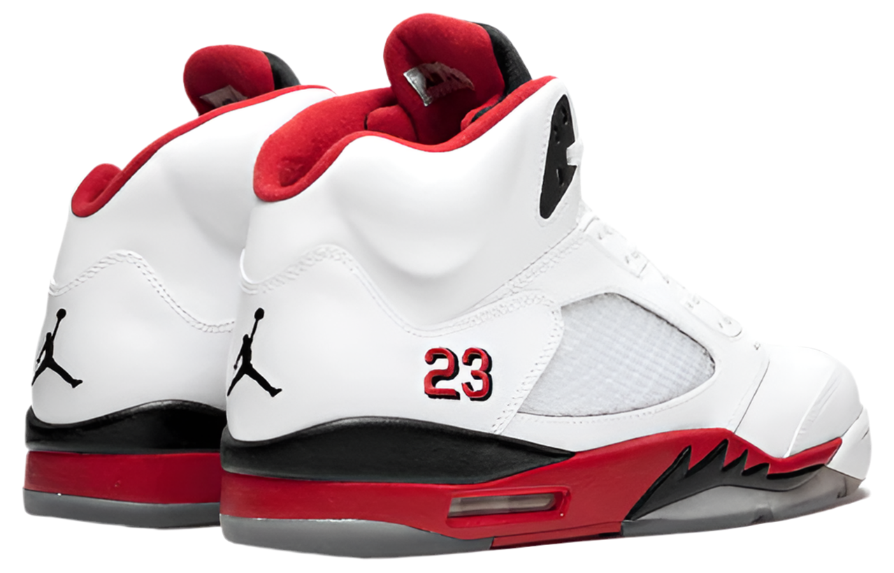 Jordan 5 Retro Fire Red Black Tongue (2013)