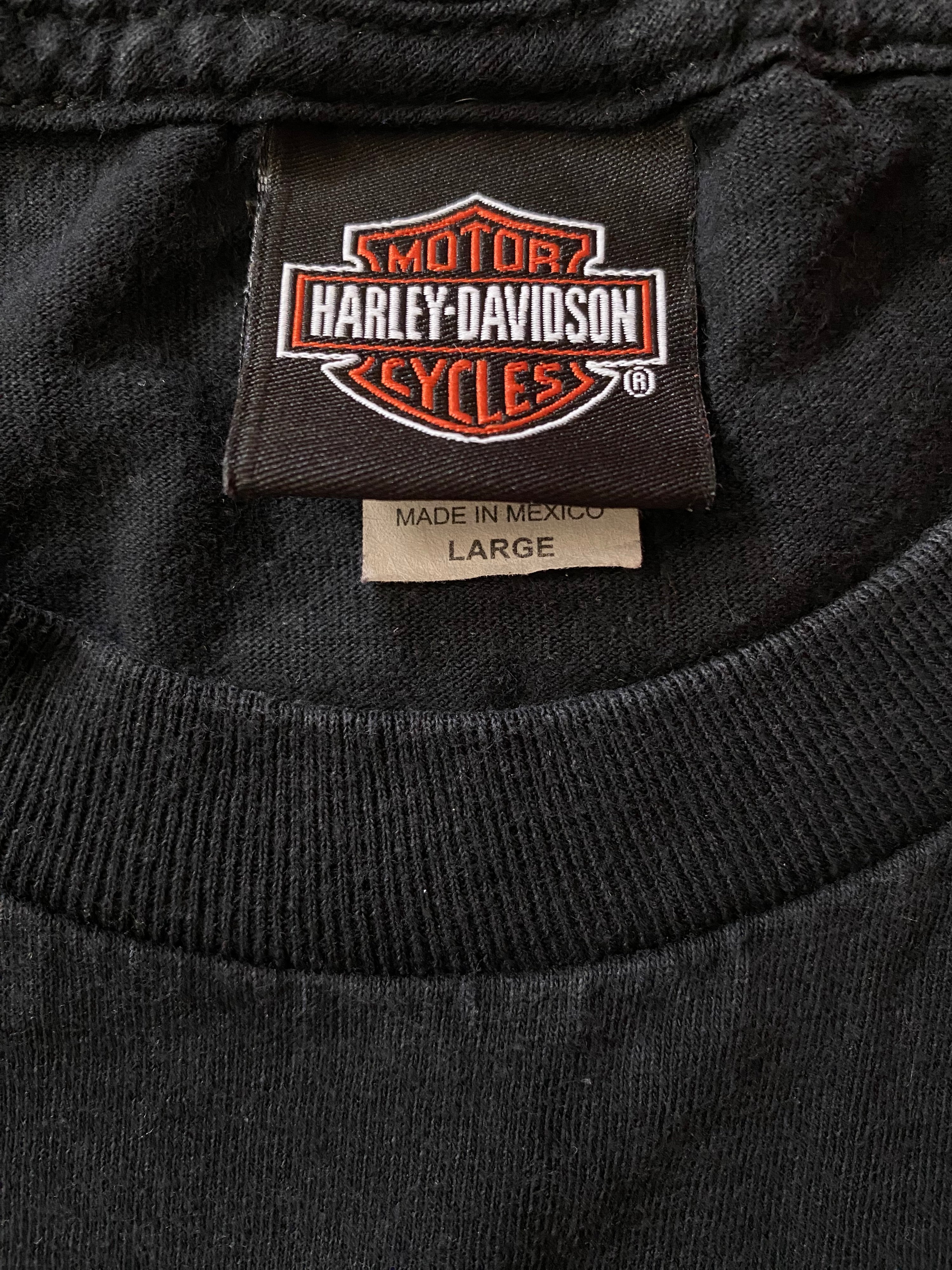 (PRE-OWNED) Harley Davidson Motorcycles Big Barn Tee