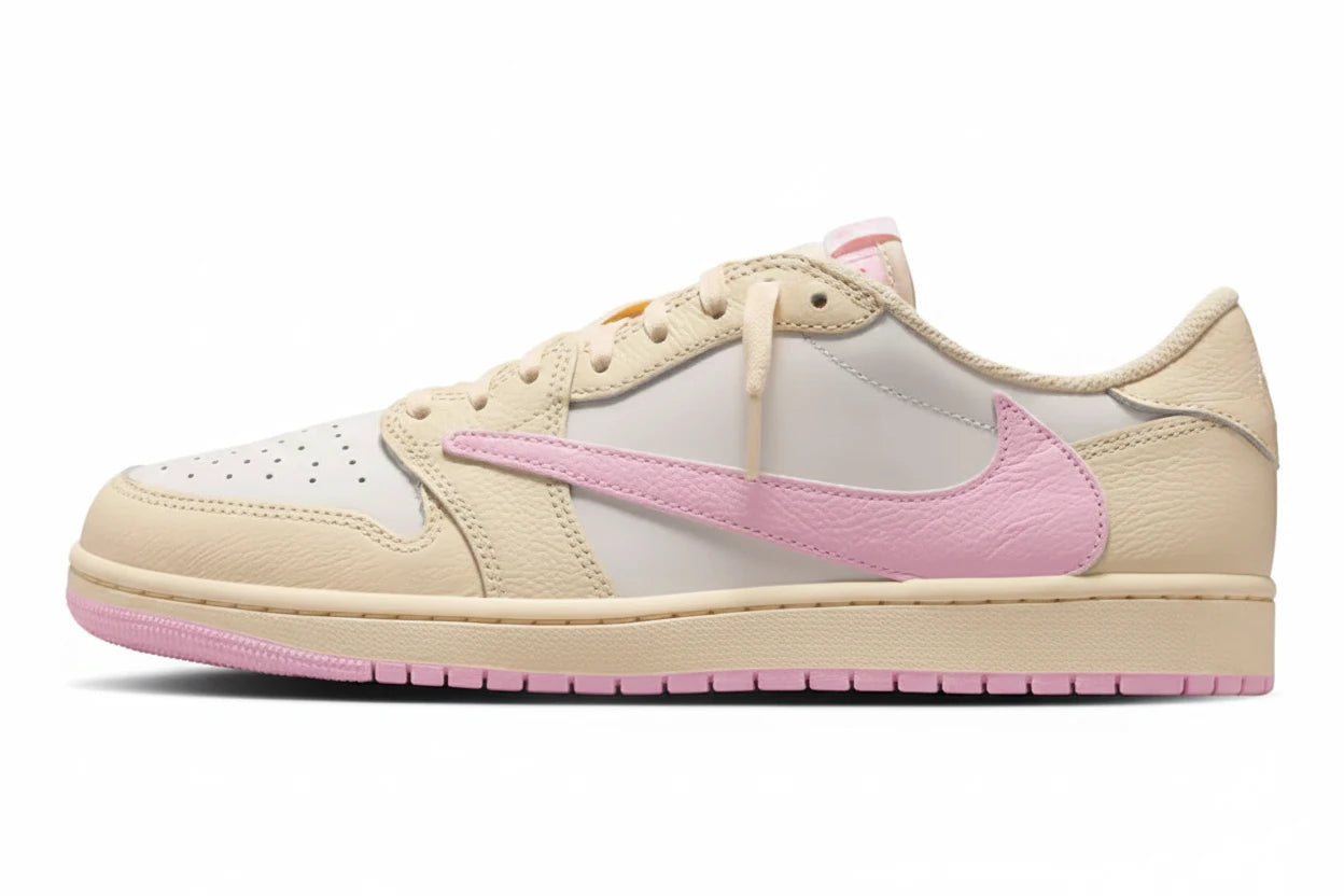 Jordan 1 Retro Low OG SP Travis Scott Shy Pink
