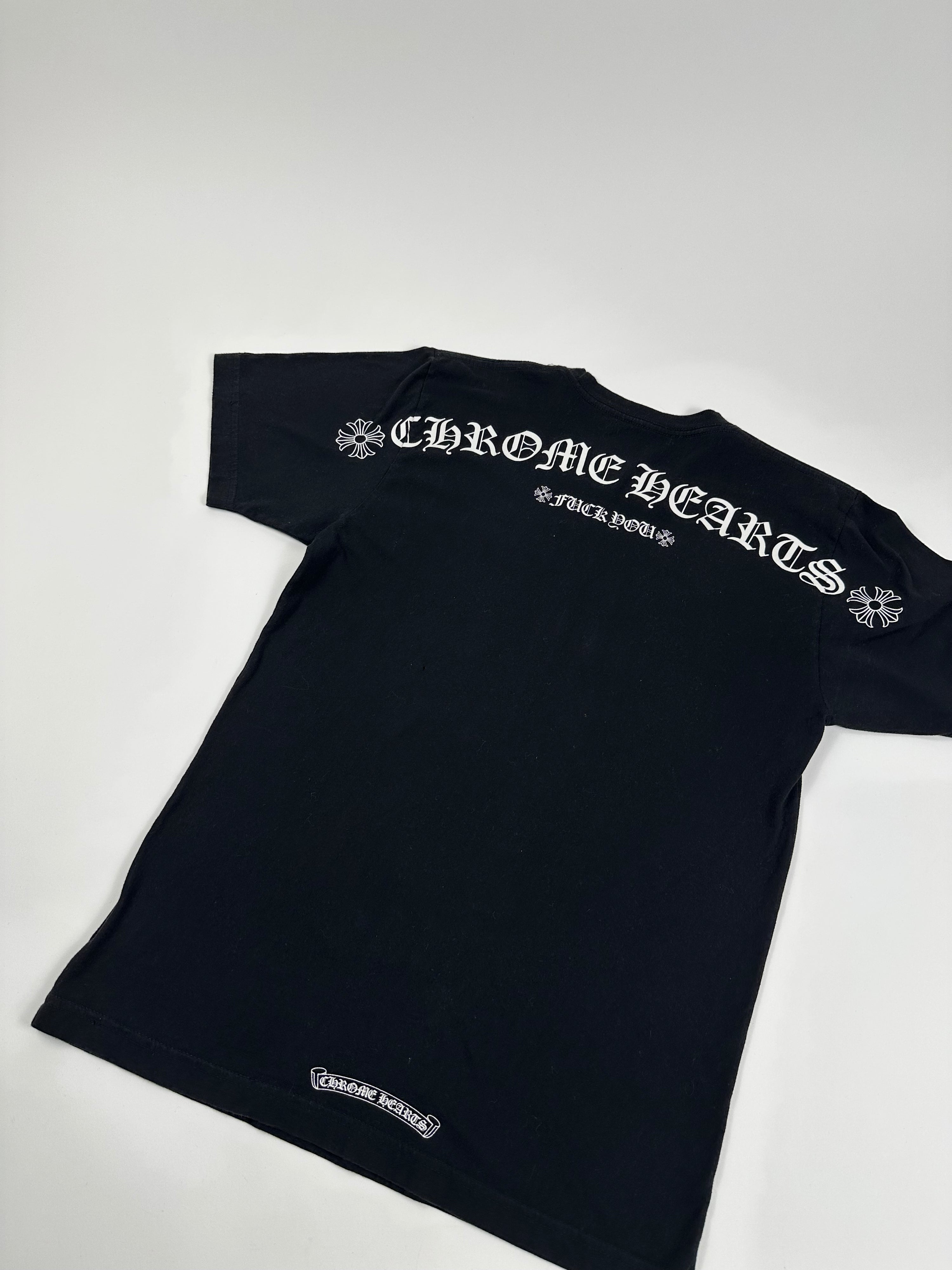 Chrome Hearts Scroll Logo Pocket Tee