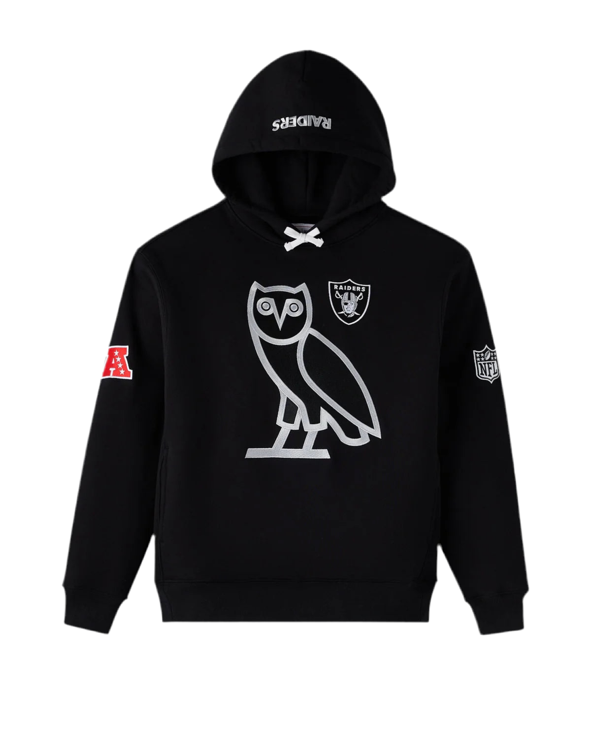 OVO x NFL Las Vegas Raiders Icon Team Hoodie Black