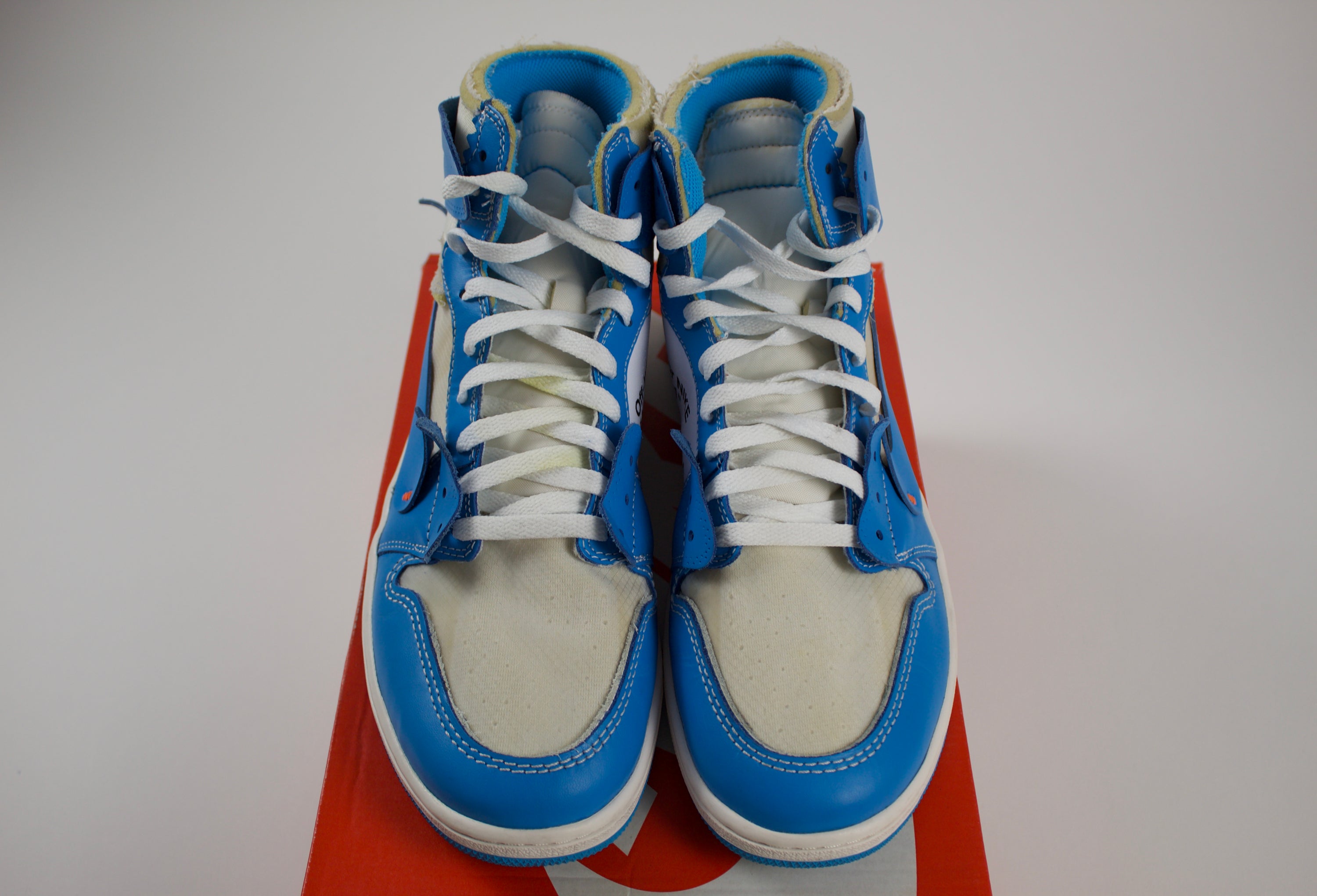(PRE-OWNED) Jordan 1 Retro High Off-White University Blue
