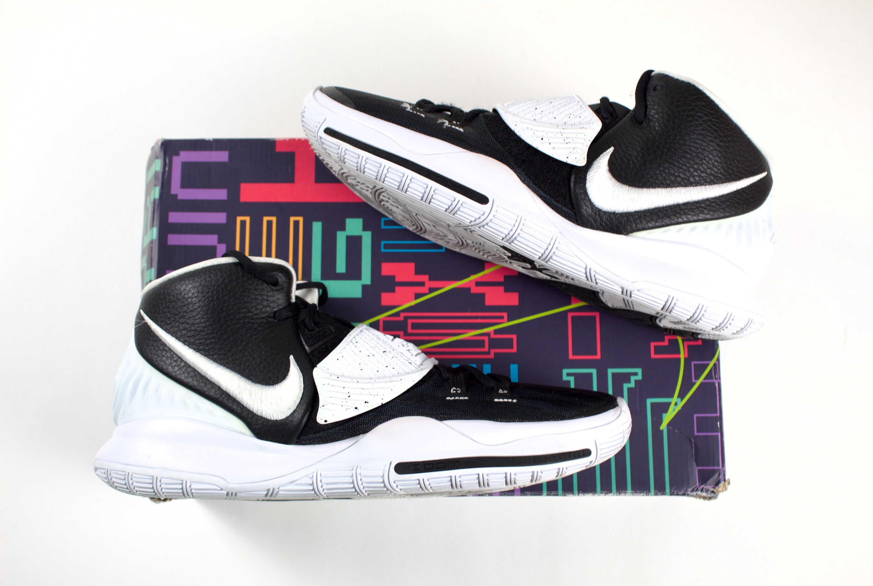 (PRE-OWNED) Nike Kyrie 6 Team Black White