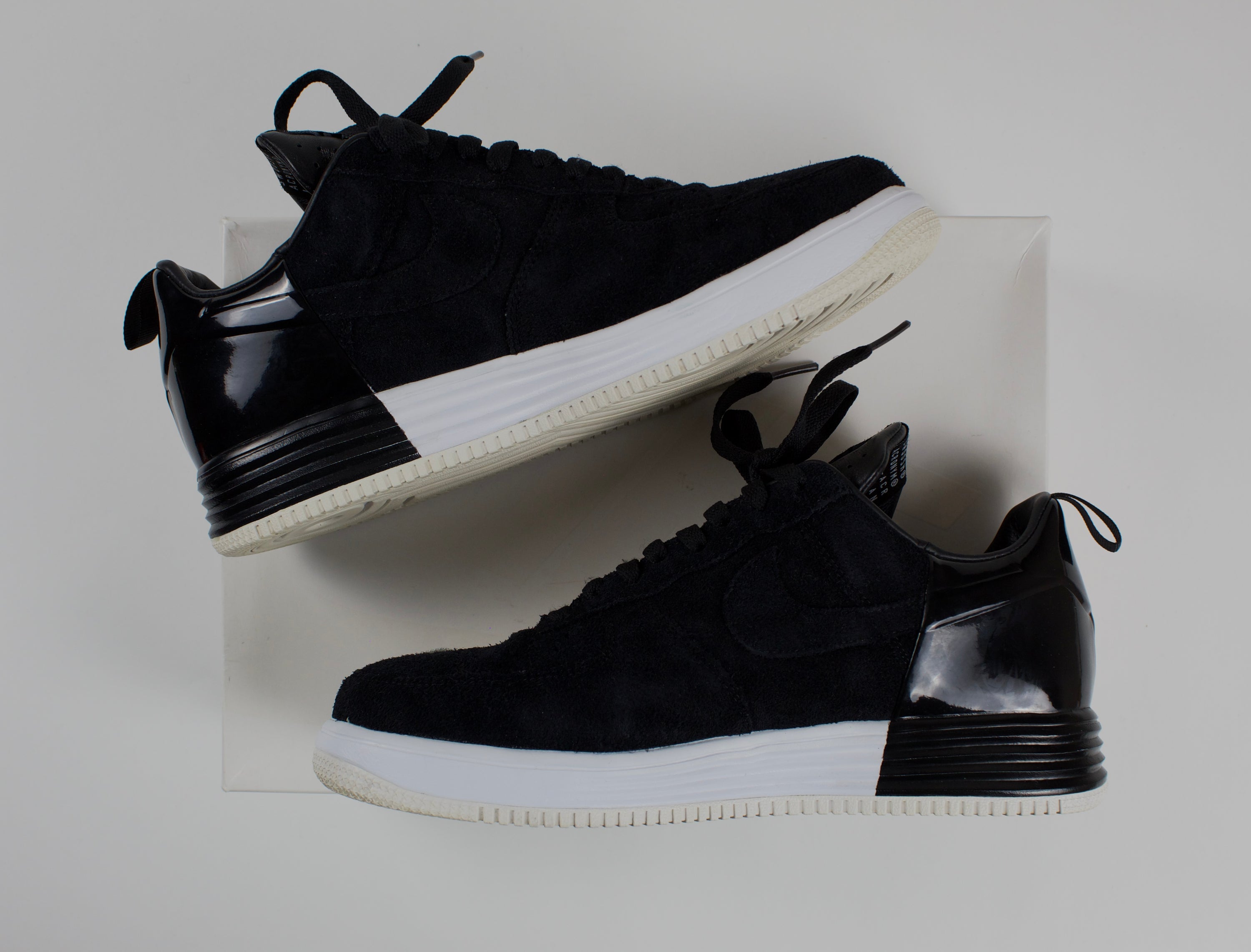 (PRE-OWNED) Nike Lunar Force 1 Low Acronym Black White