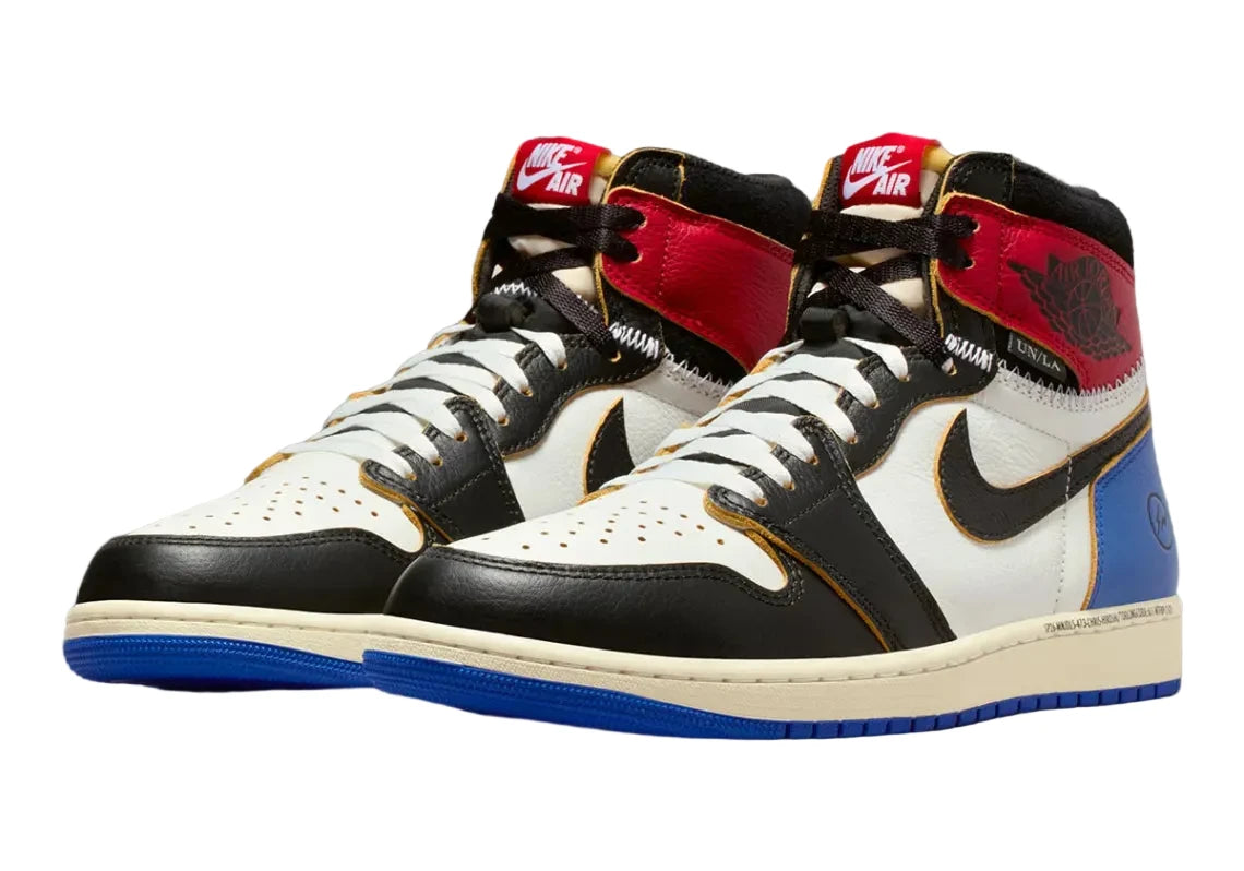 Jordan 1 Retro High OG SP Fragment x Union LA Varsity Red Sport Royal