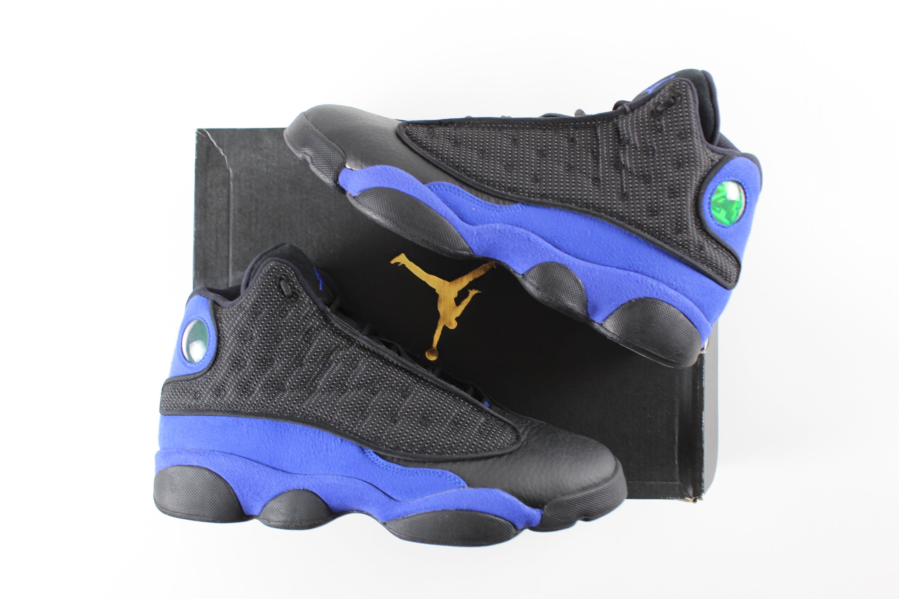 (PRE-OWNED) Jordan 13 Retro Black Hyper Royal (GS)