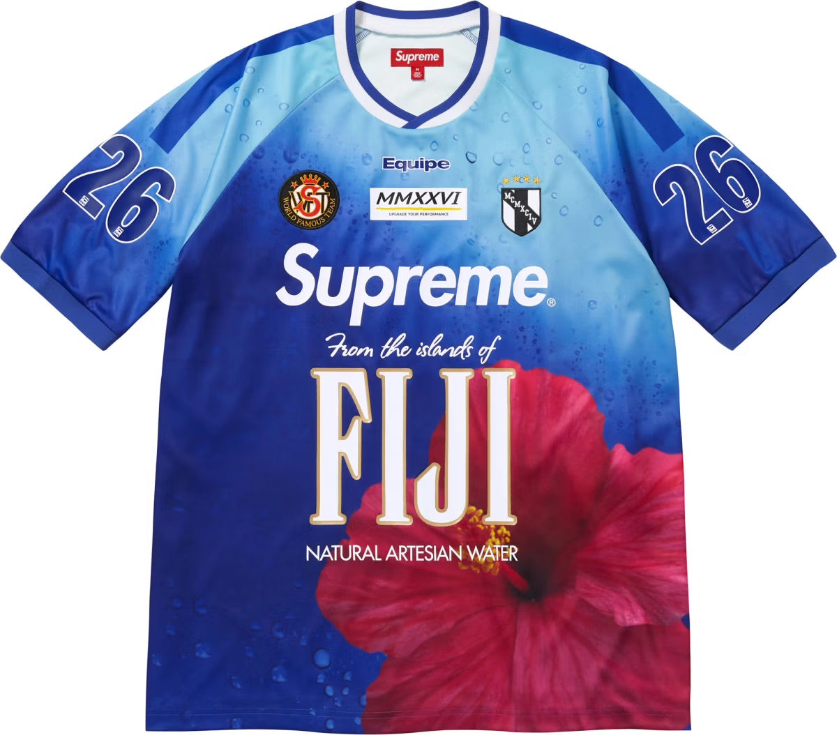 Supreme Fiji Soccer Jersey Multicolour