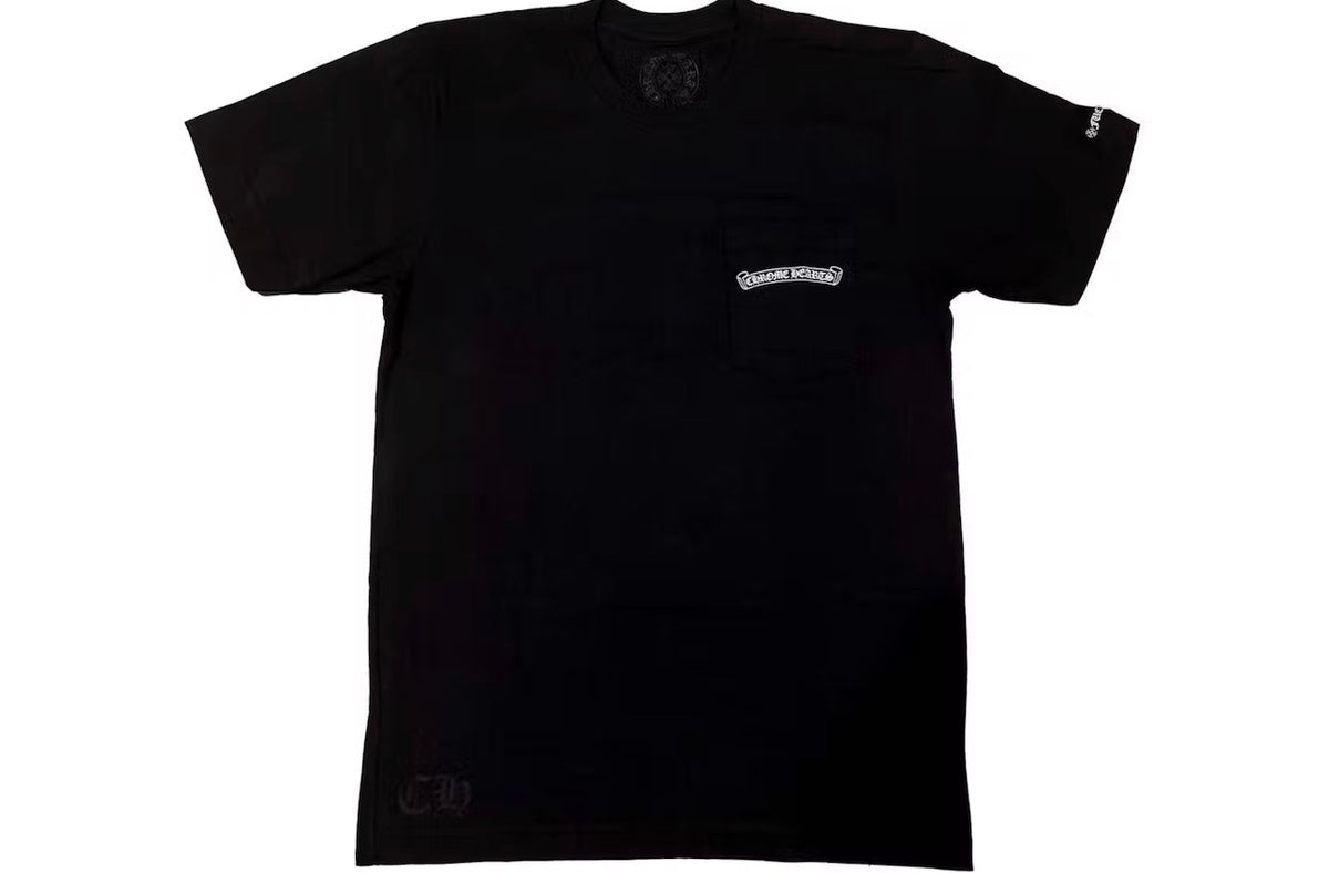 Chrome Hearts Scroll Logo Pocket Tee