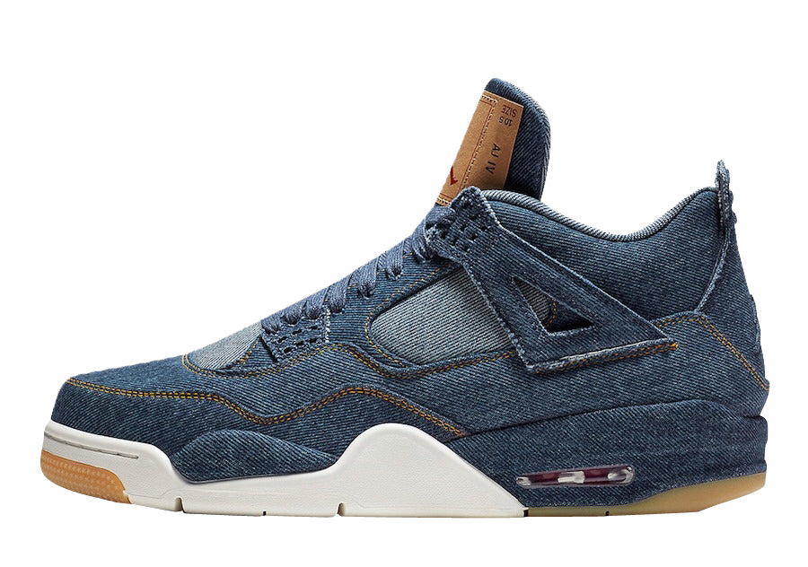 Jordan 4 Retro Levi’s Denim (Tag with Levi’s Logo)