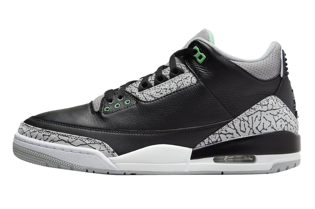 Jordan 3 Retro Green Glow