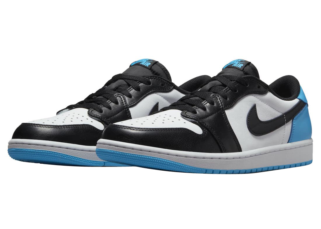 Jordan 1 Retro Low OG Black Dark Powder Blue