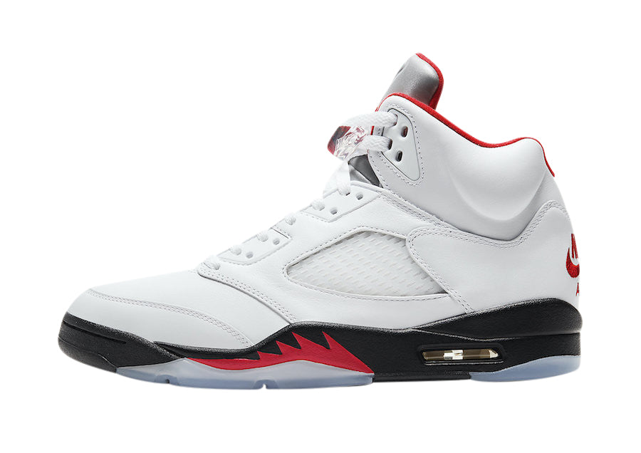 Jordan 5 Retro Fire Red Silver Tongue (2020)