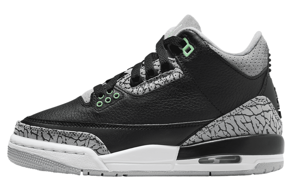 Jordan 3 Retro Green Glow (GS)